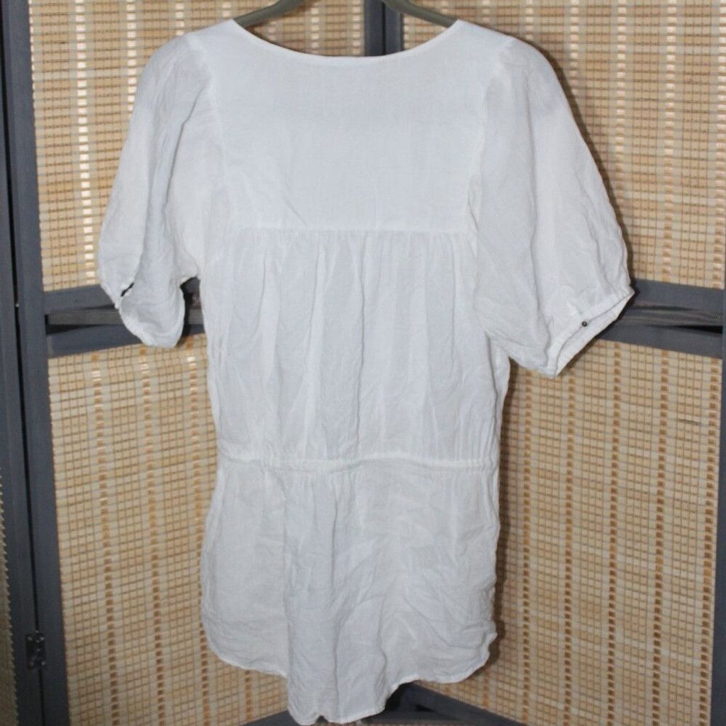 Other Earhbound Trading Co Embroidered Short-Sleeve Peasant Blouse Size S / US 4 / IT 40 - 5 Thumbnail