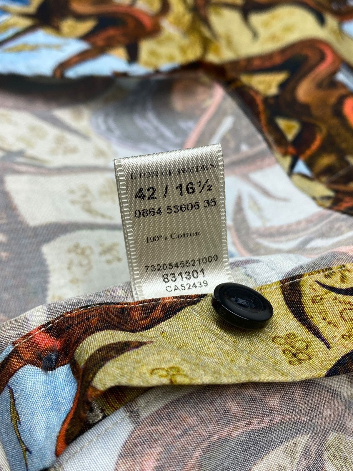 Eton Eton All Over Print Luxury Shirt Octopus Animal Museum Vibes Size US L / EU 52-54 / 3 - 19 Thumbnail