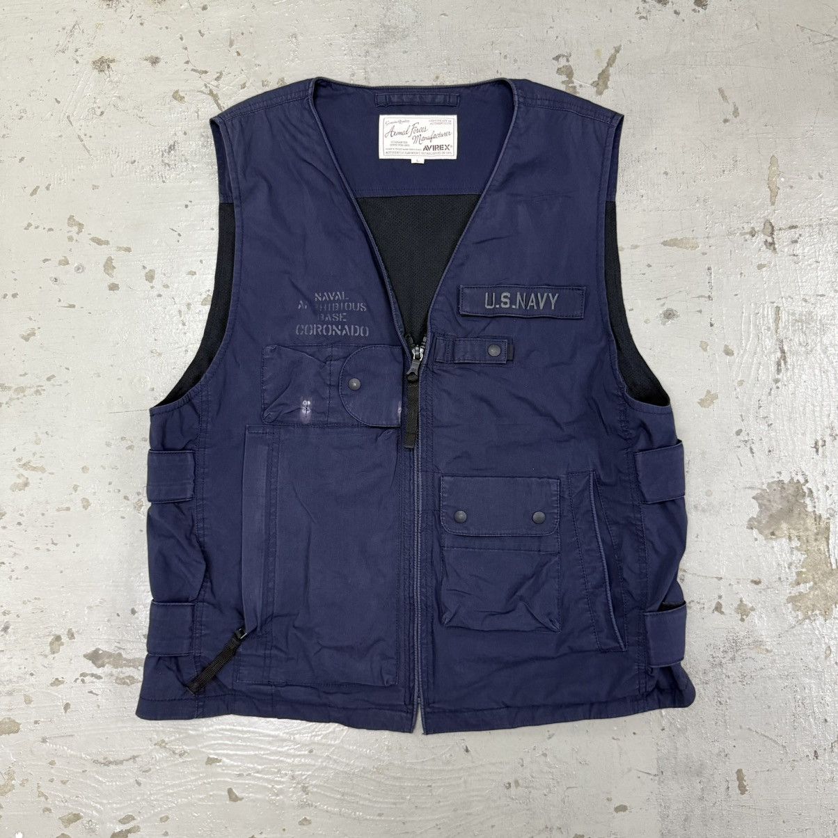 Avirex Vintage Avirex US Navy Tactical Vest Size US L / EU 52-54 / 3 - 1 Thumbnail