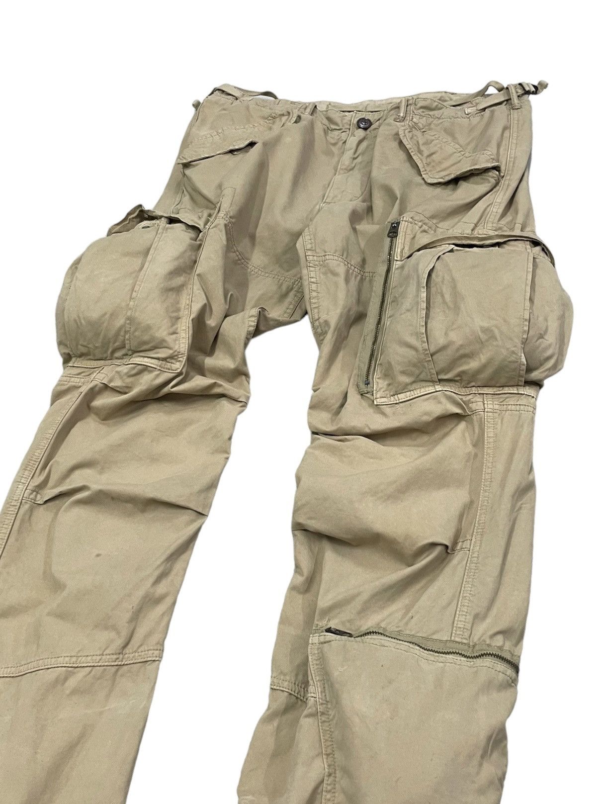 Polo Ralph Lauren Ralph Lauren Military Cargo Pants Talon Zipper Multipockets Size US 36 / EU 52 - 3 Thumbnail