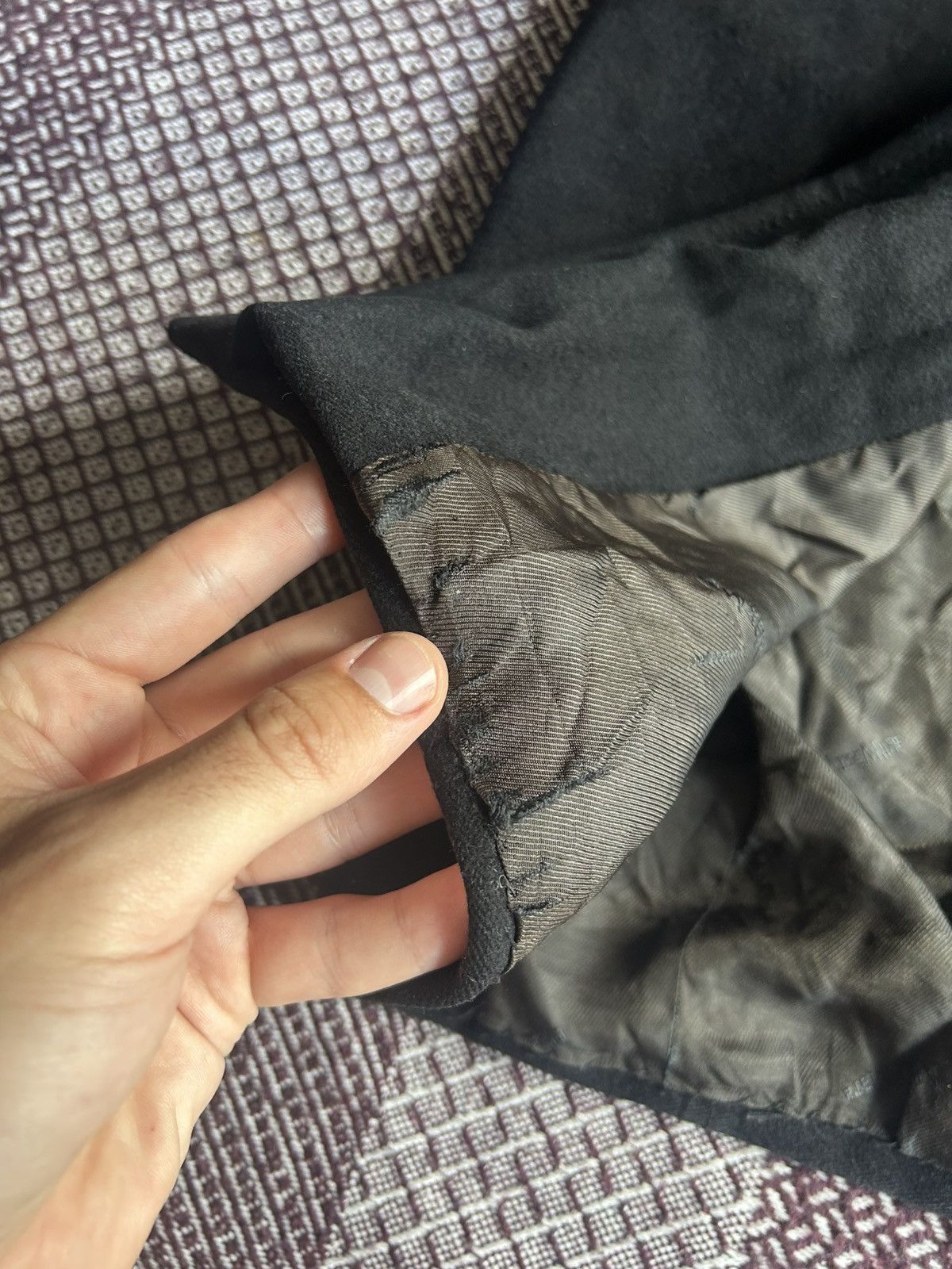 Max Mara Max Mara Heavy Coats 100% Wool Black Avant Garde Size US-10 Size L / US 10 / IT 46 - 7 Thumbnail