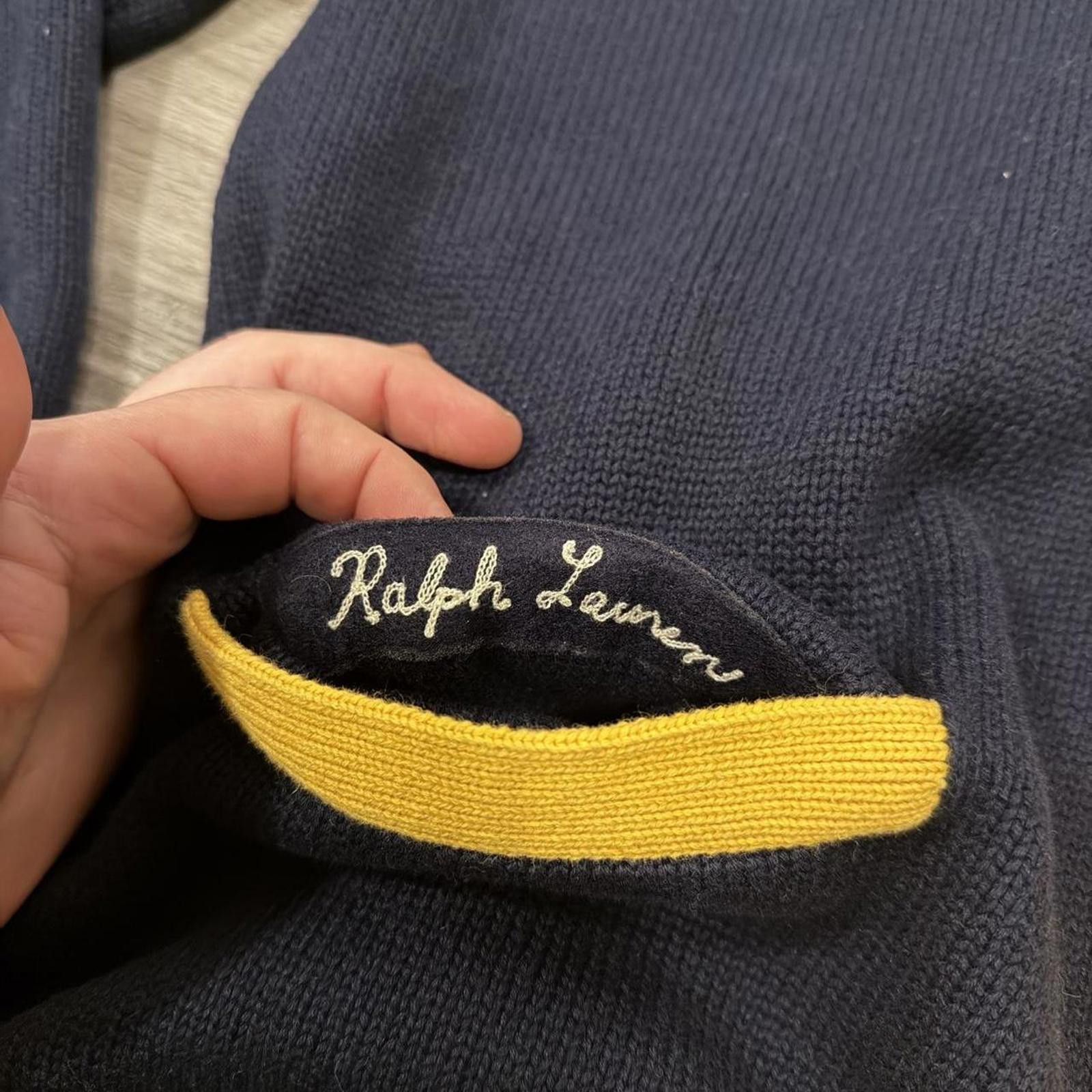 Polo Ralph Lauren Polo Ralph Lauren letterman patch cardigan L Size US L / EU 52-54 / 3 - 7 Thumbnail