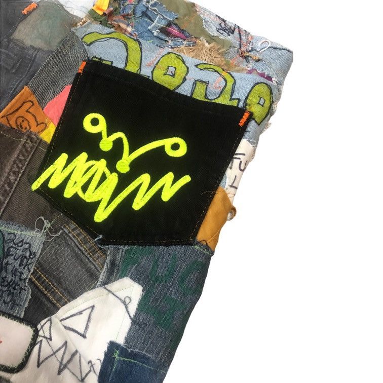 Asspizza Ass Pizza Patchwork Jeans Size US 30 / EU 46 - 12 Thumbnail