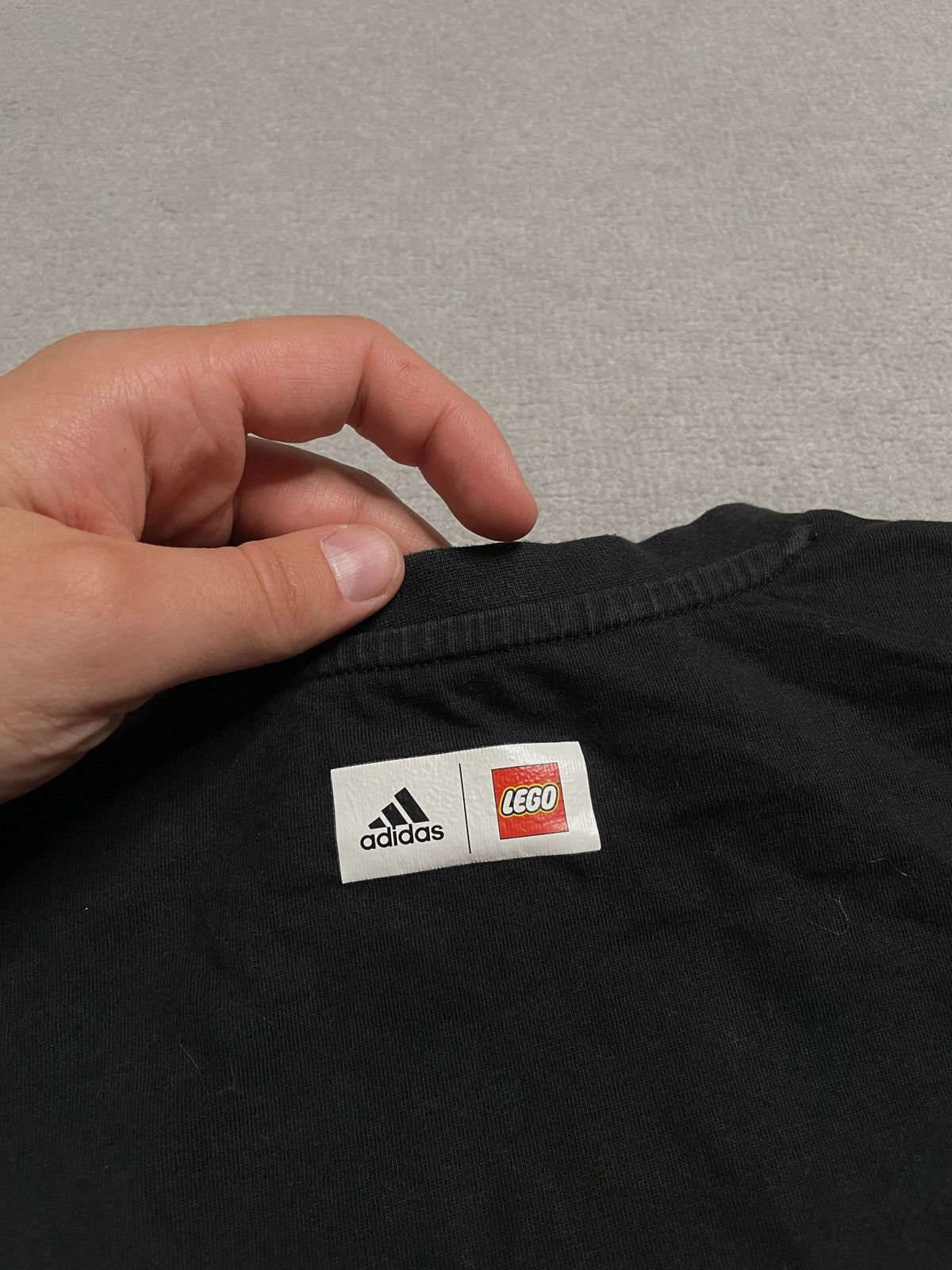 Adidas Vintage Washed Black T-Shirt Tee Adidas Lego Logo Size US S / EU 44-46 / 1 - 6 Thumbnail