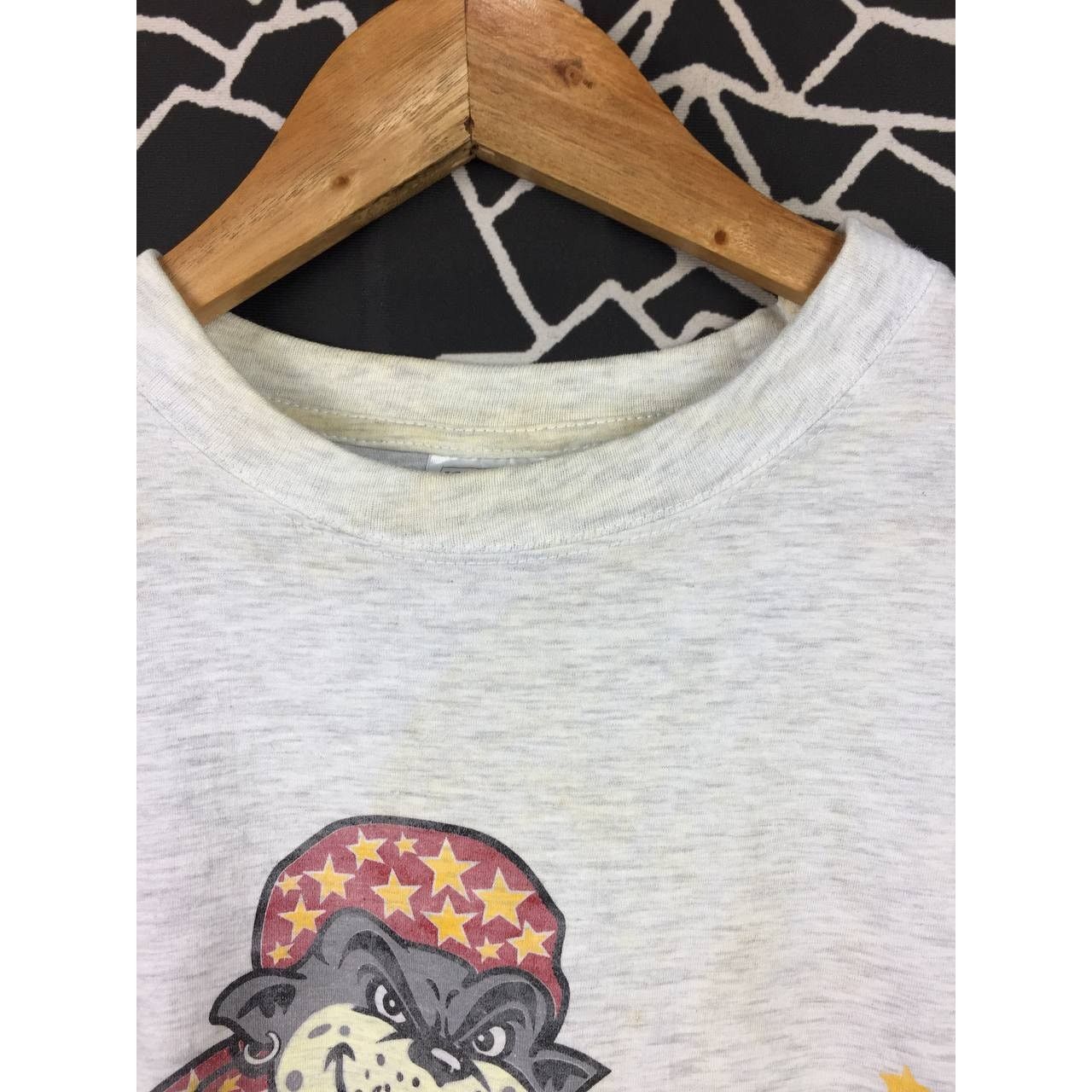 Vintage Vtg Bull Dog Belgian Olympic Team Mascot Graphic Tee Size US L / EU 52-54 / 3 - 11 Thumbnail