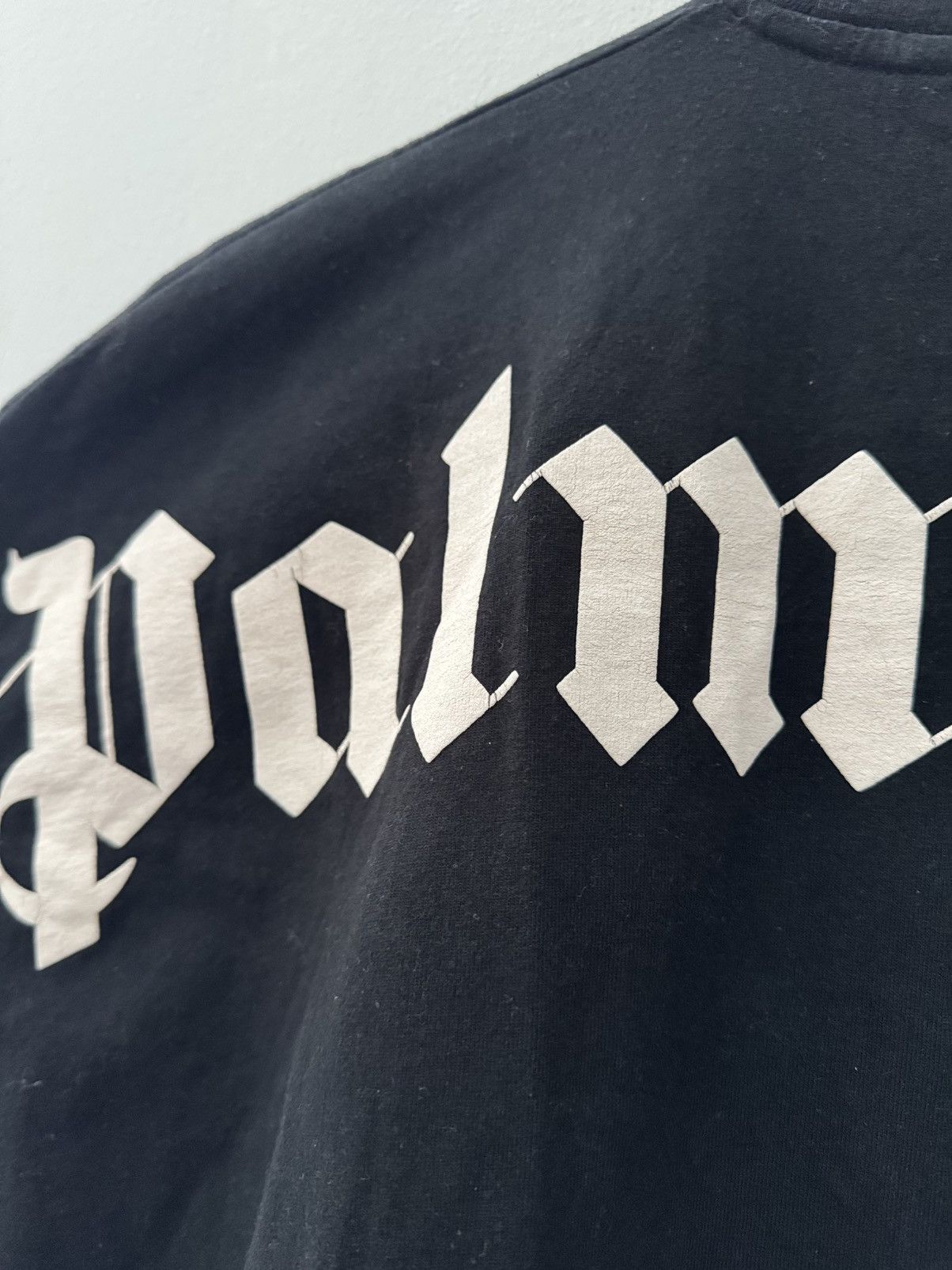 Palm Angels Palm Angels OG Cropped Tee T-Shirt Back Logo Size US S / EU 44-46 / 1 - 15 Thumbnail