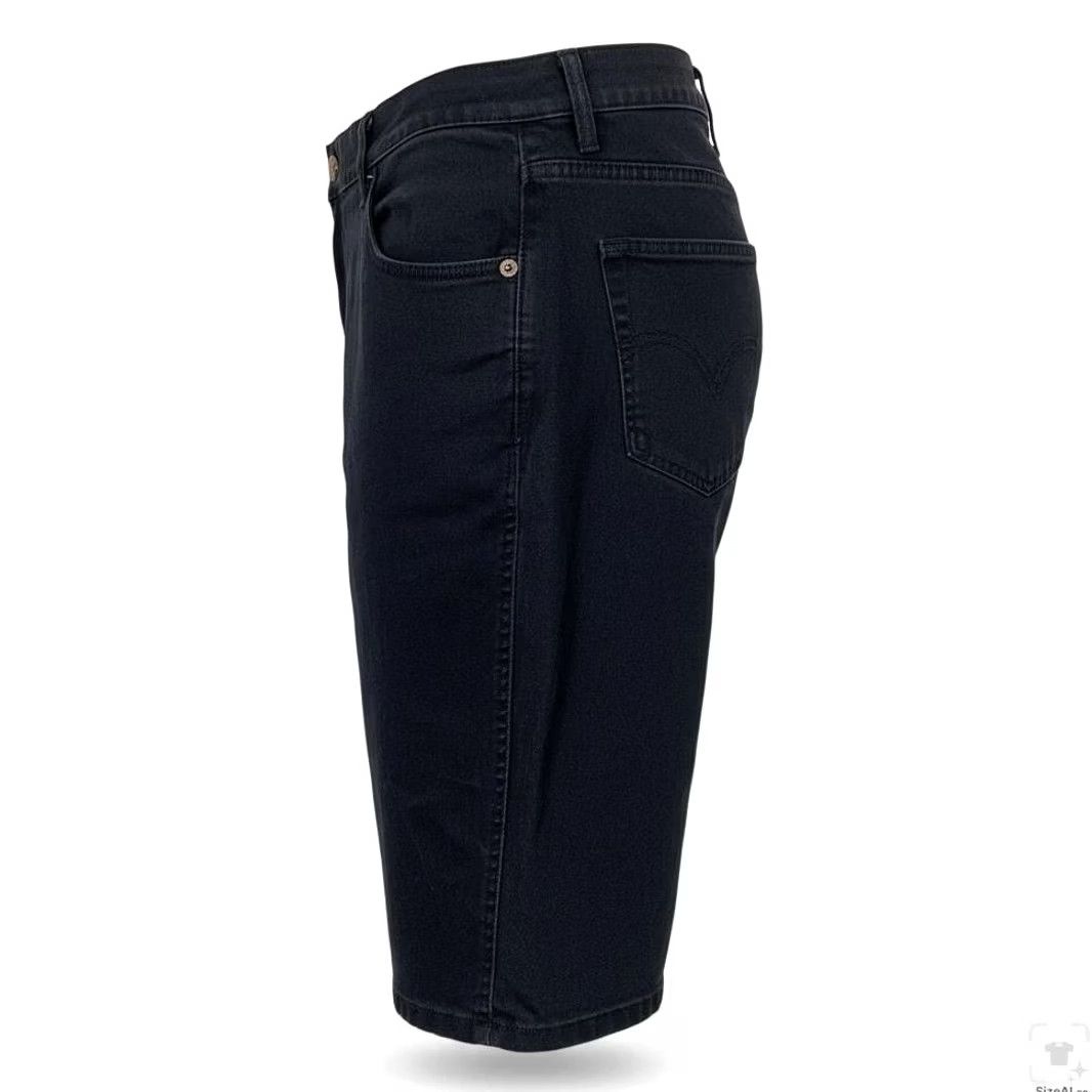 Dickies Dickies Cargo Shorts Mens 38 Black Denim Stretch Relaxed Fit 12 Inseam Pockets Zip Fly Flat Front Cargo Pocket Casual Workwear USA 90s Boys Mens Size US 38 / EU 54 - 3 Thumbnail