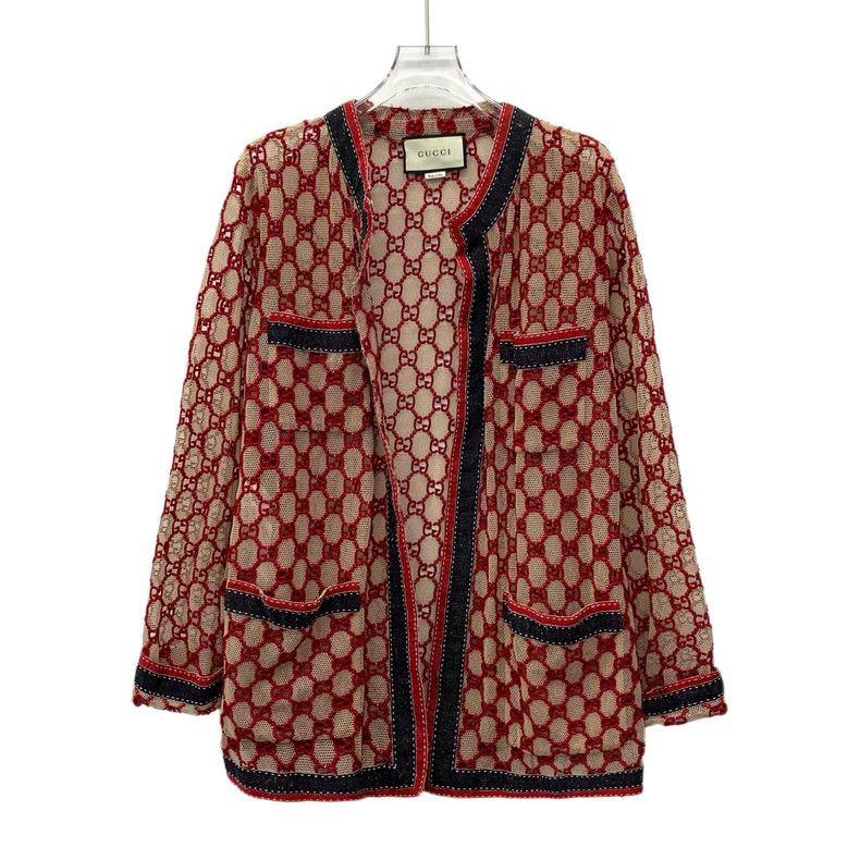 Gucci Gucci Color-matched logo jacquard full-printed hollow cotto Size XS / US 0-2 / IT 36-38 - 1 Thumbnail