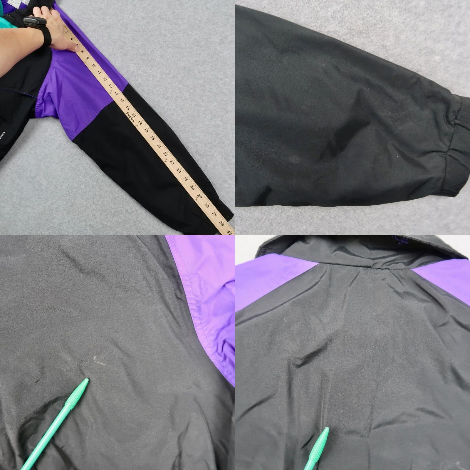 Vintage VINTAGE Columbia Jacket Mens S Small Black Purple Teal Powder Keg Sportswear Size US S / EU 44-46 / 1 - 9 Thumbnail