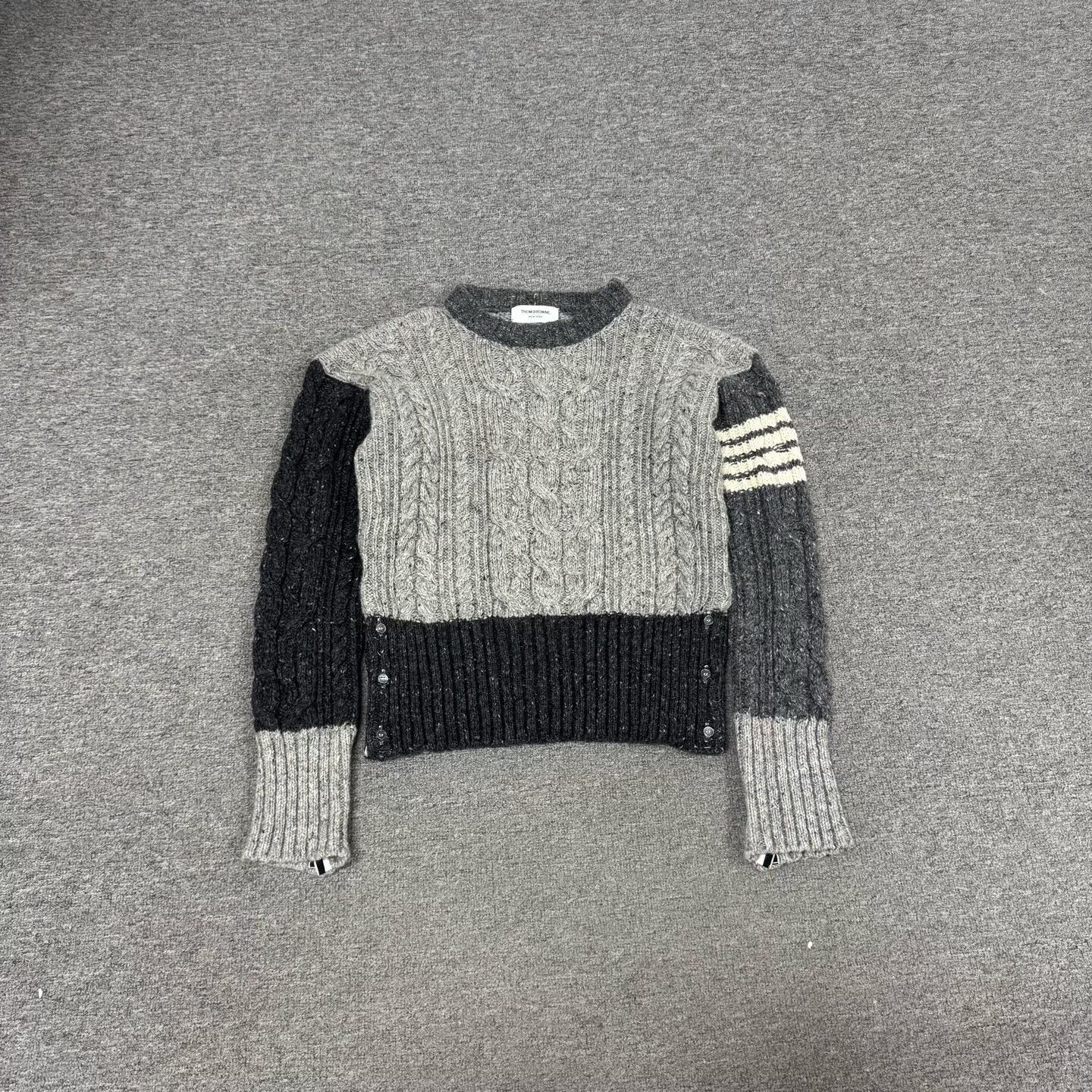 Thom Browne thom browne multicolor striped wool sweater Size US M / EU 48-50 / 2 - 1 Thumbnail