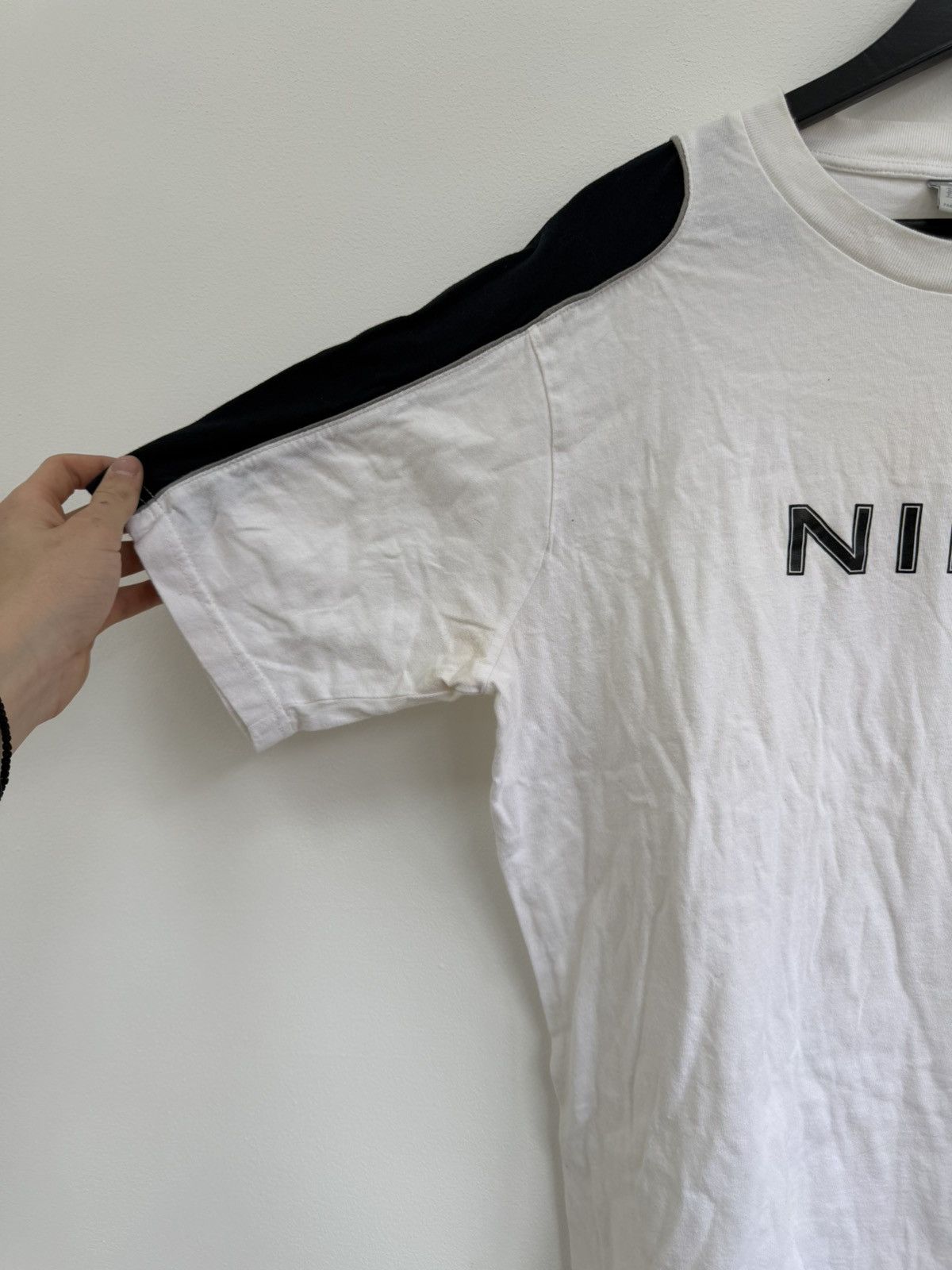 Nike Vintage 2000s Y2K Nike Drill Swag T-Shirt Size US S / EU 44-46 / 1 - 4 Thumbnail