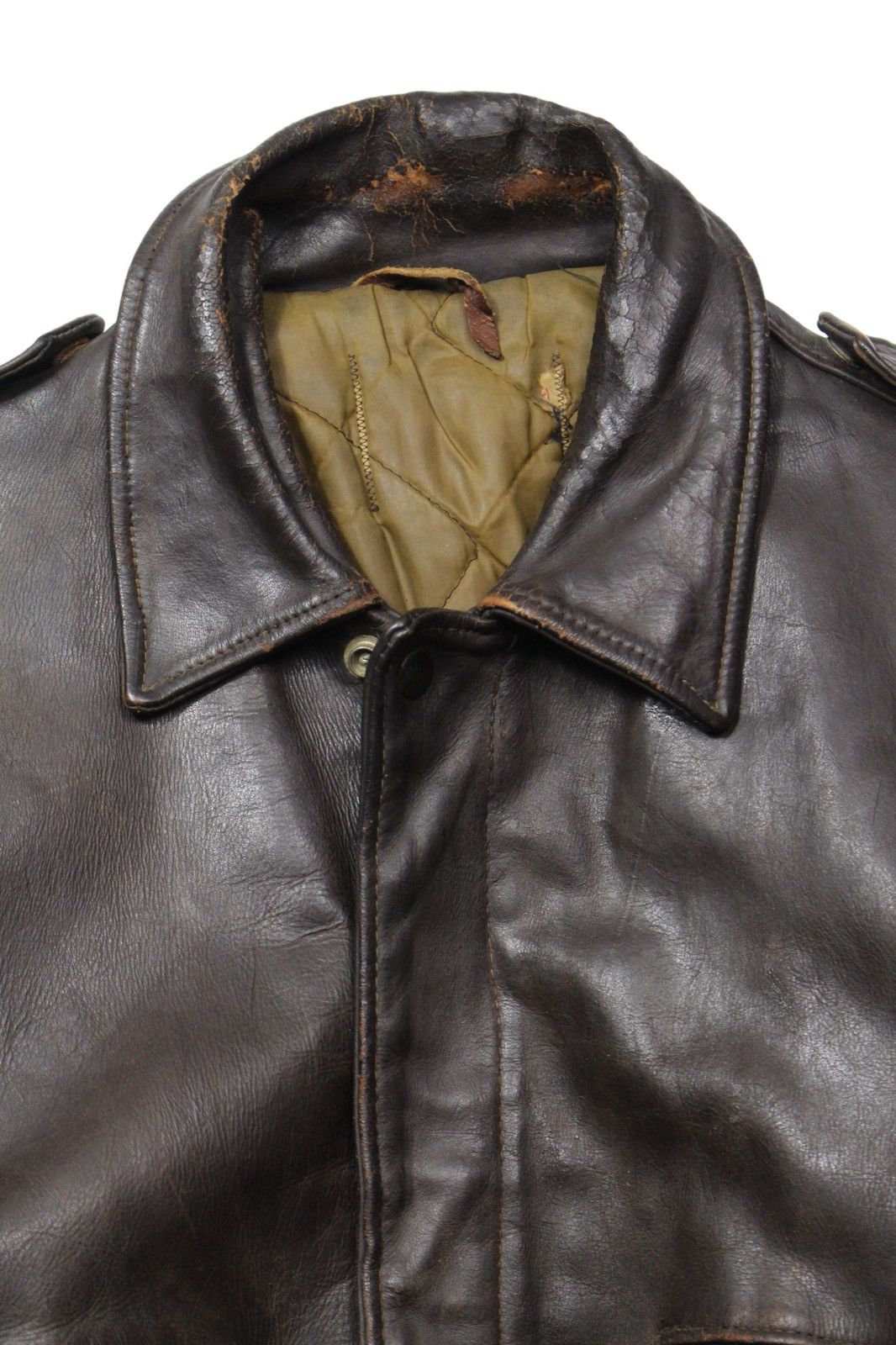 Schott TRUE VINTAGE 50s G-1 SCHOTT LEATHER JACKET Size US L / EU 52-54 / 3 - 4 Thumbnail