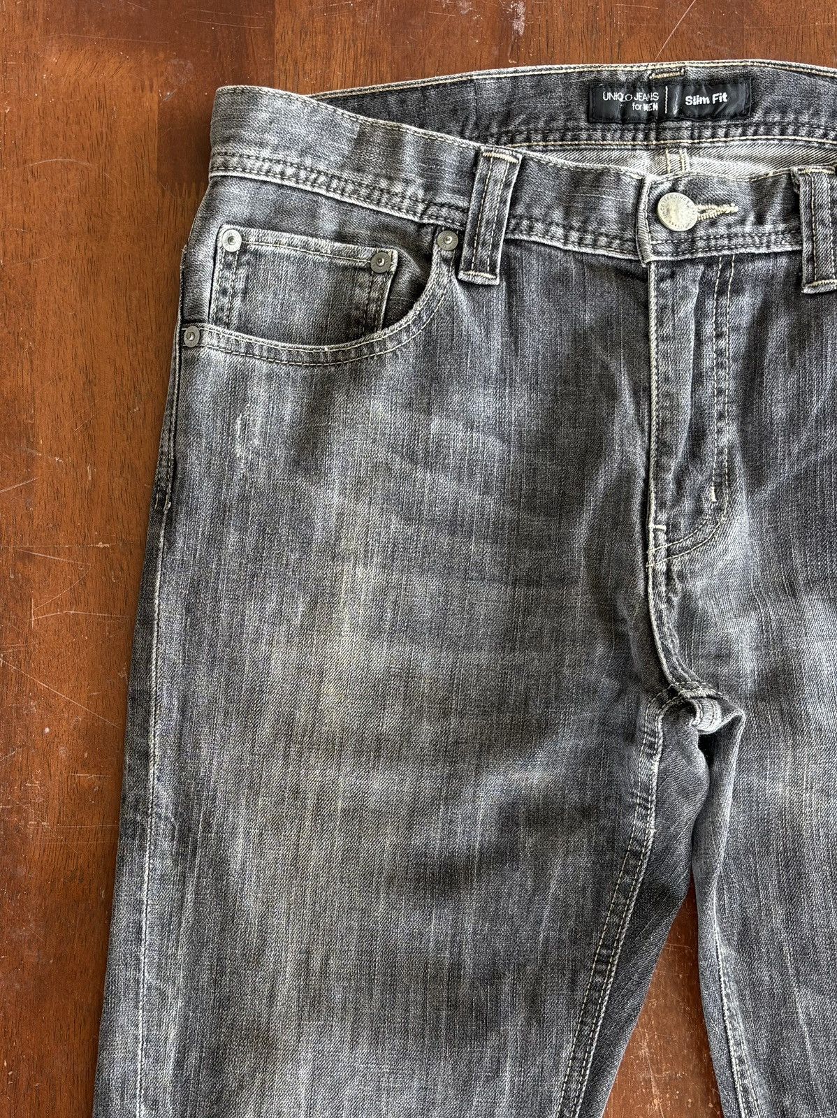 Uniqlo Uniqlo Slim Fit Streetwear Denim Nice Pocket Size US 33 - 3 Thumbnail