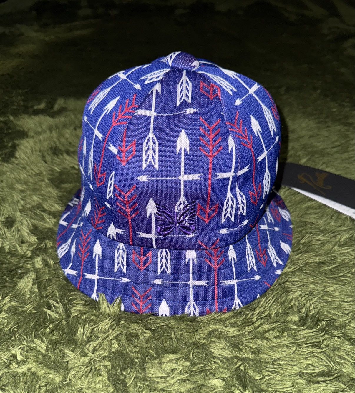 Needles [M] Needles arrow pattern poly jacquard bermuda bucket hat Size ONE SIZE - 1 Thumbnail