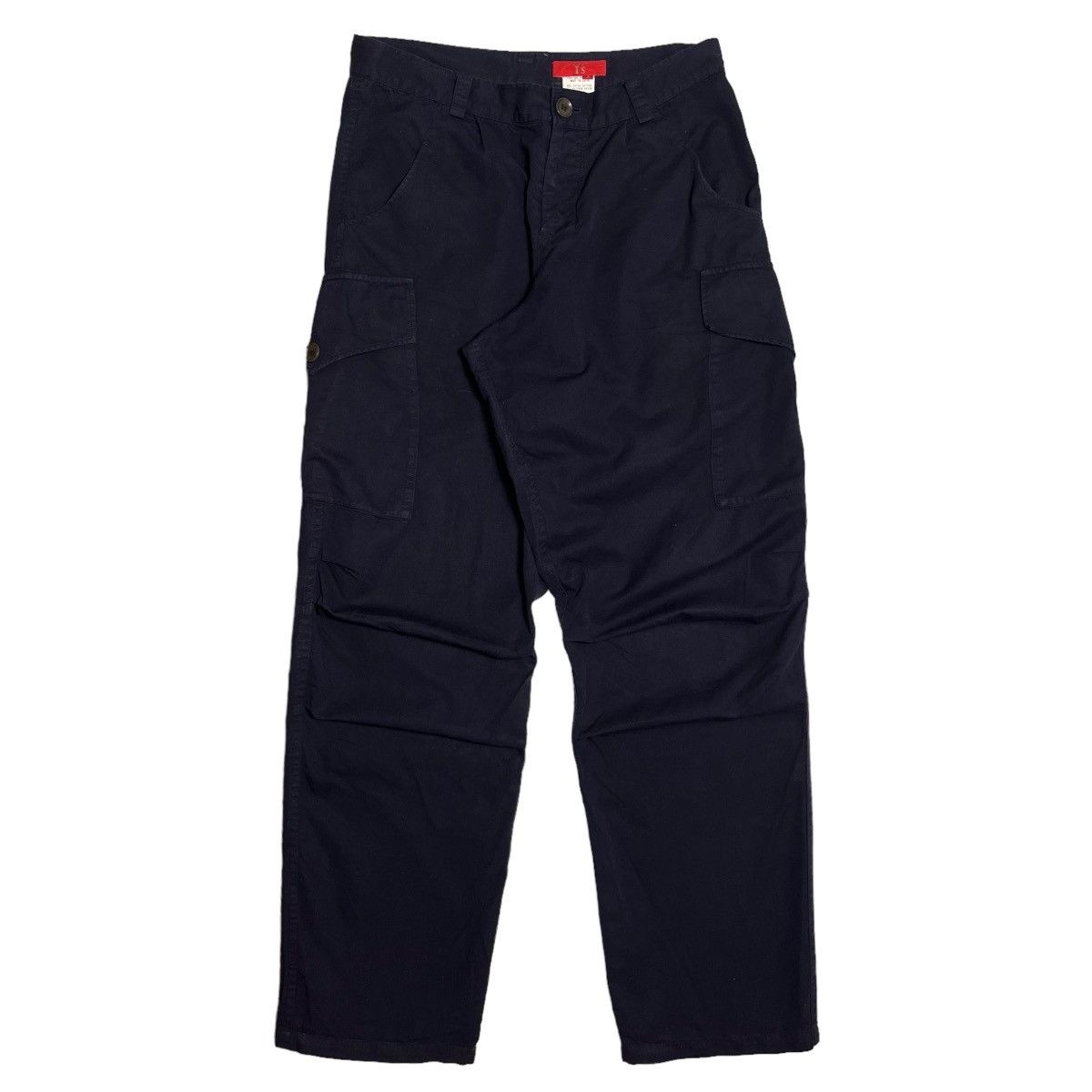 image of Yohji Yamamoto Cargo Pants in Navy, Men's (Size 33)