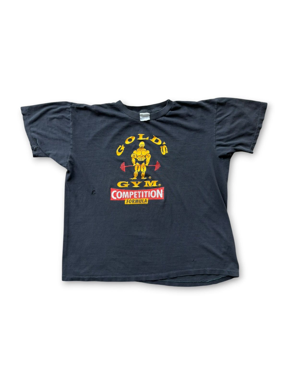 Vintage *RARE* VINTAGE 90s BODYBUILDING GOLD’S GYM COMPETITION TEE Size US XL / EU 56 / 4 - 9 Thumbnail