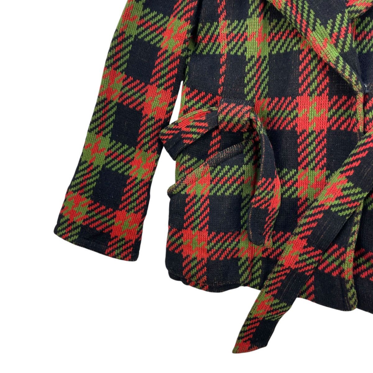 Japanese Brand Vintage Woolen Lolo Belted Jacket Size M / US 6-8 / IT 42-44 - 4 Thumbnail
