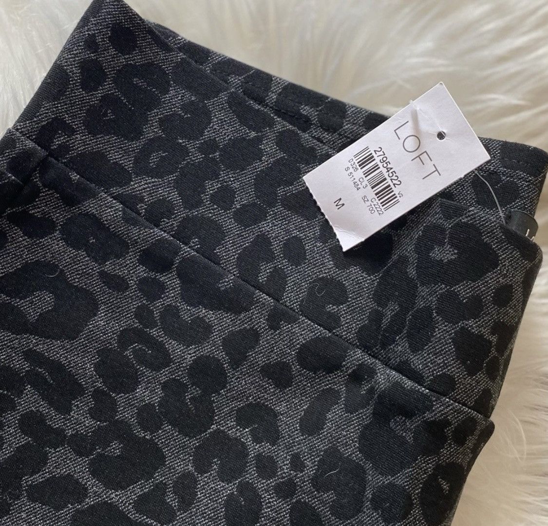 Loft LOFT LEOPARD ANIMAL PRINT LEGGINGS SZ M Size 32" / US 10 / IT 46 - 2 Thumbnail
