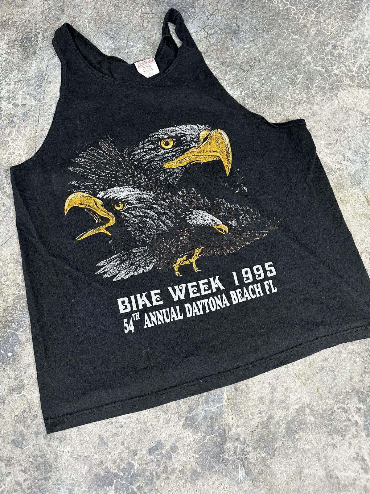Vintage Vintage 90s Bike week Eagle Tank Top Size US L / EU 52-54 / 3 - 2 Thumbnail