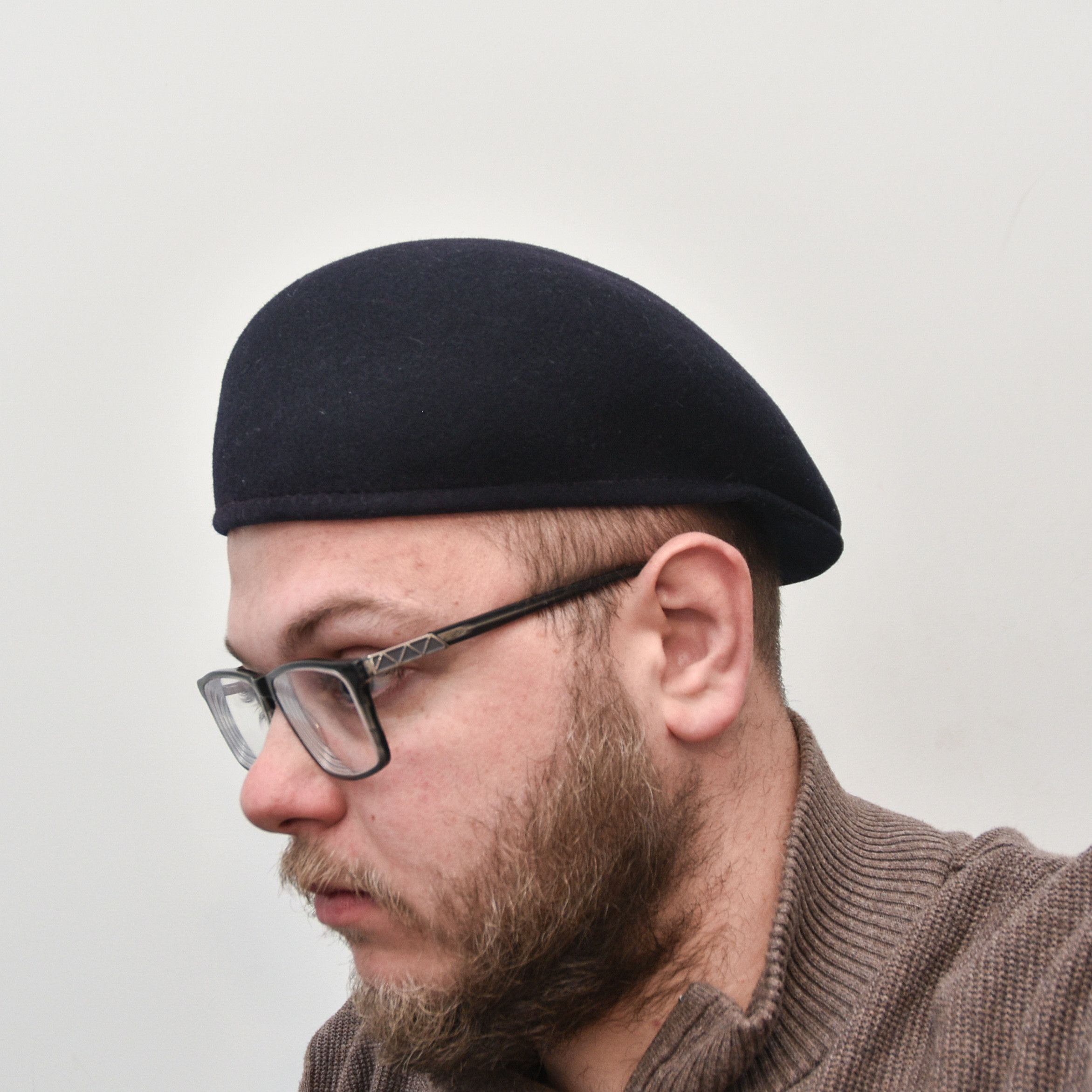 Alexander Olch Alexandre Made in Italy Wool Felt Flat Cap Driving Ivy Hat Size ONE SIZE - 3 Thumbnail