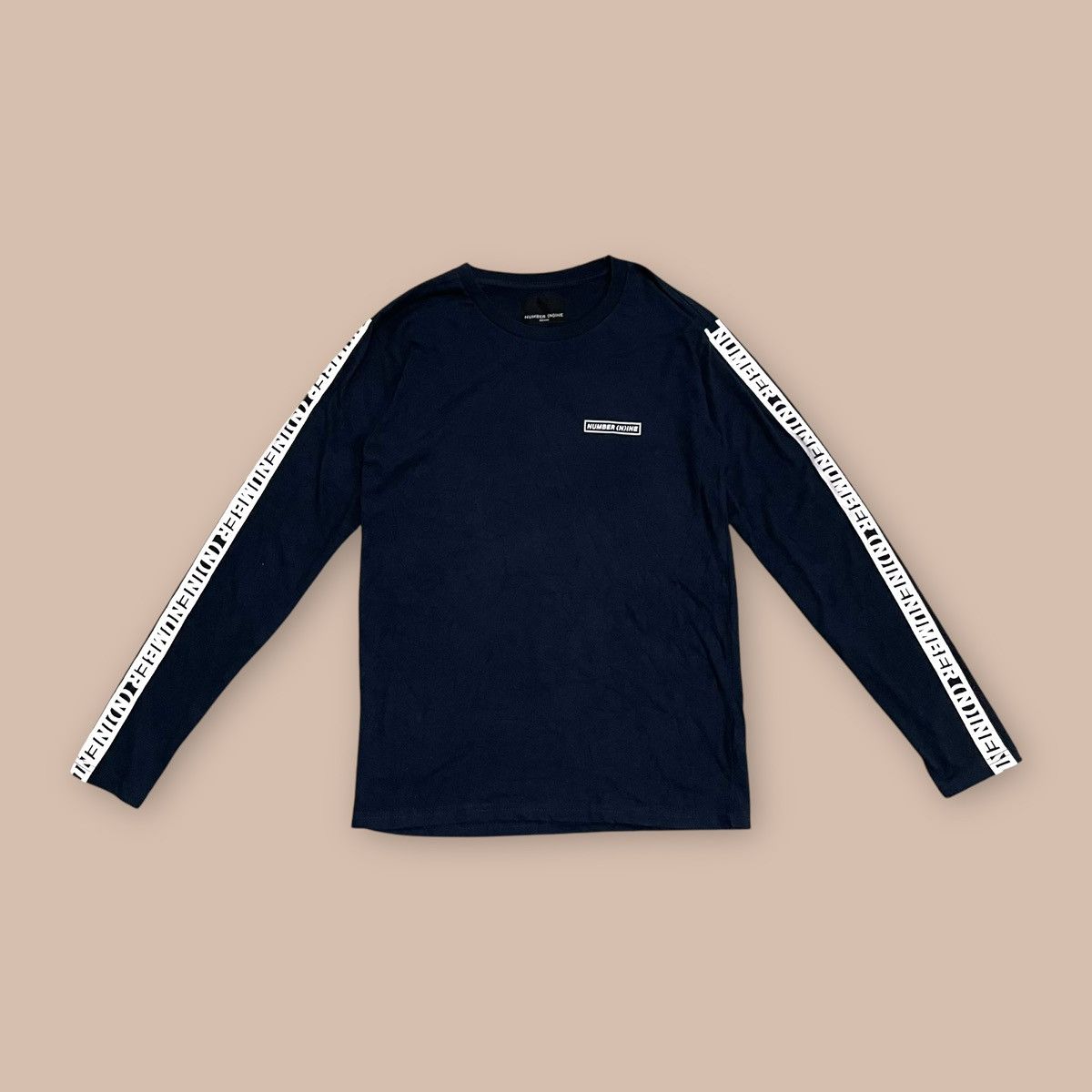 Number (N)ine Number (N)ine DENIM L/S Navy Tee Size US L / EU 52-54 / 3 - 3 Thumbnail