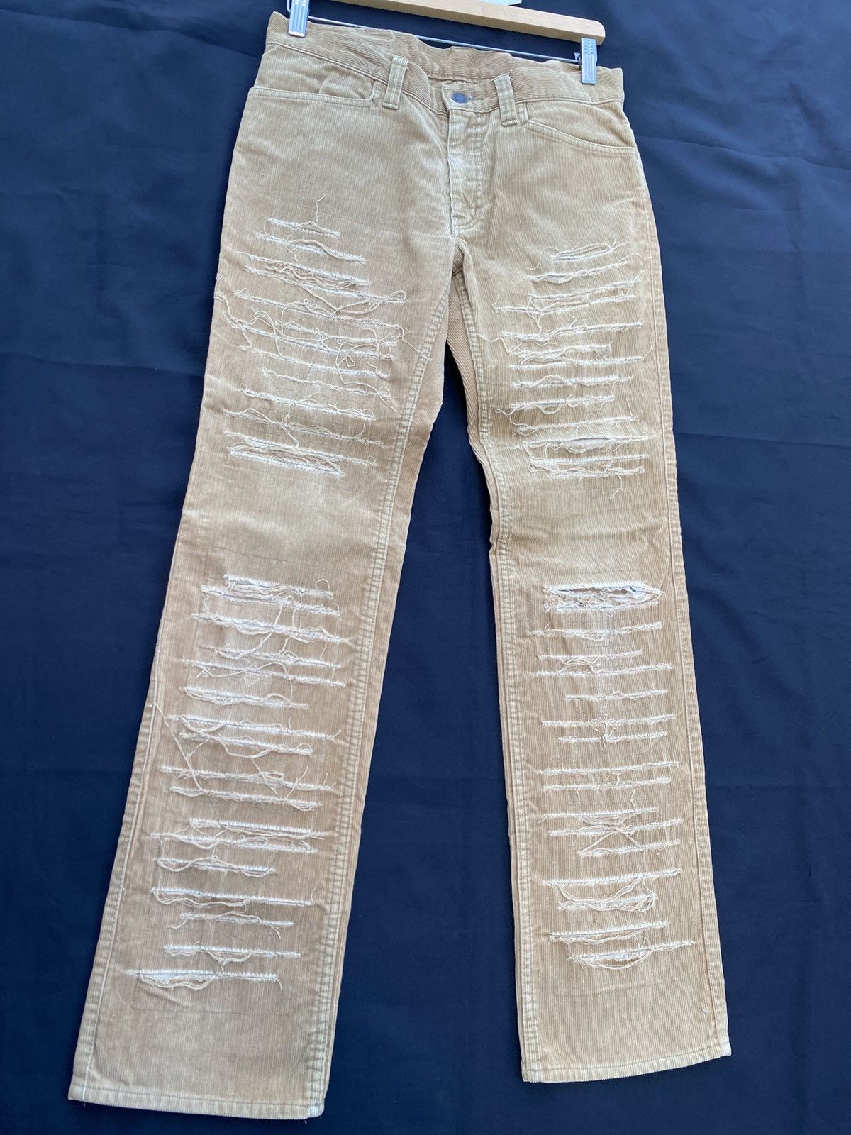 Hysteric Glamour Rare Vintage Hysteric Glamour distressed corduroy pant Size US 31 - 6 Thumbnail