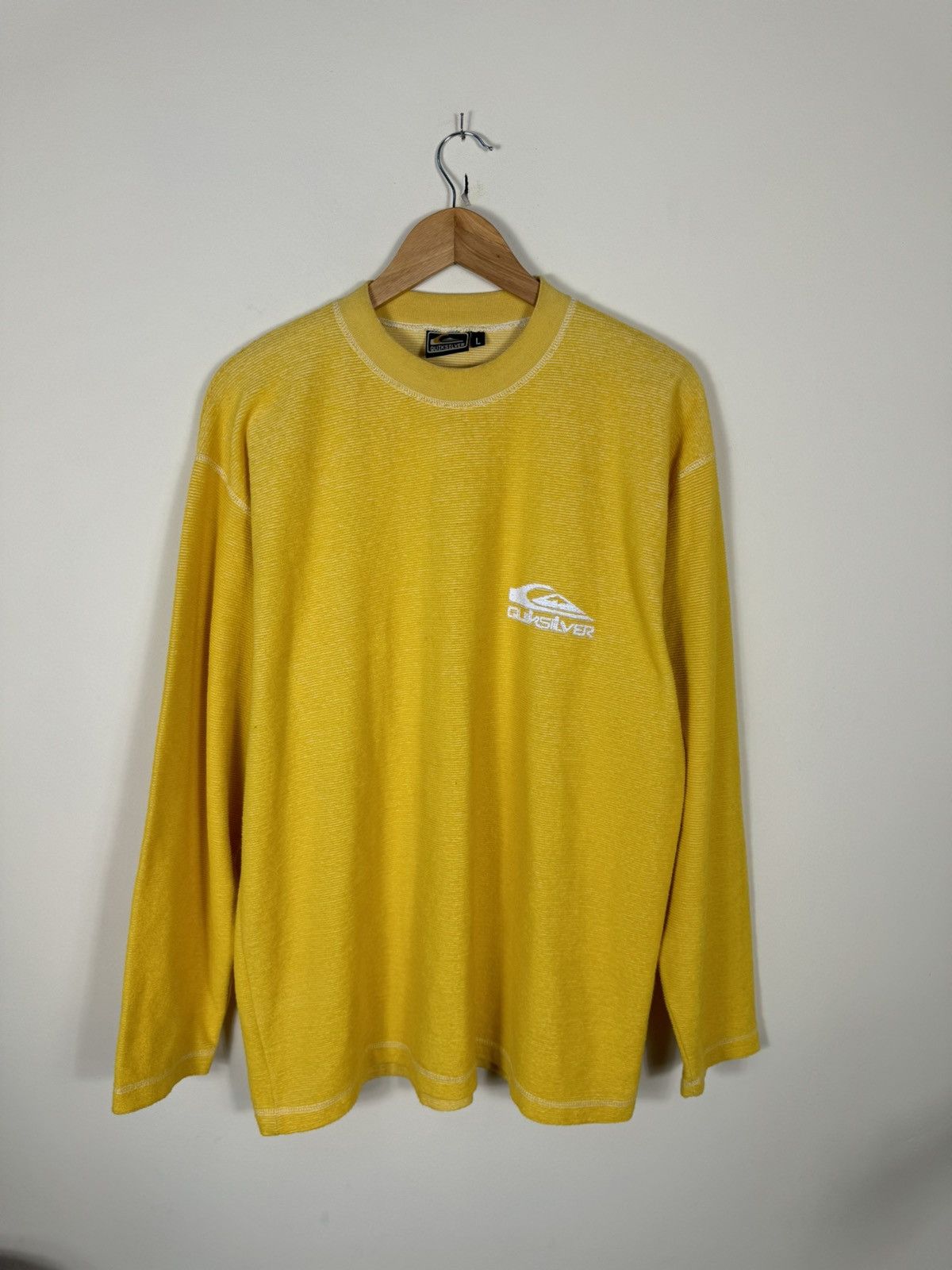 Quiksilver × Vintage Quicksilver Vintage Big Logo Sweatshirt Size US L / EU 52-54 / 3 - 1 Thumbnail