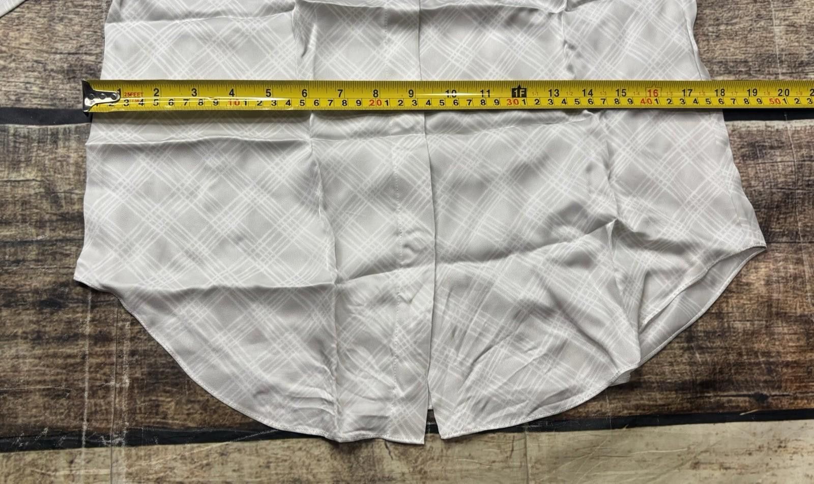 Theory Theory Silk Blouse Top Women's Small Puff Sleeve Geometric Size S / US 4 / IT 40 - 12 Thumbnail