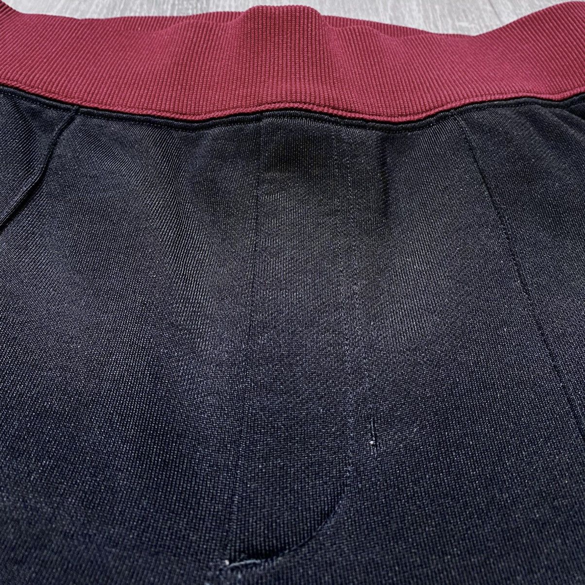 Women’s Helmut Lang Side Stripe Heavy Sweatpants Asymmetric