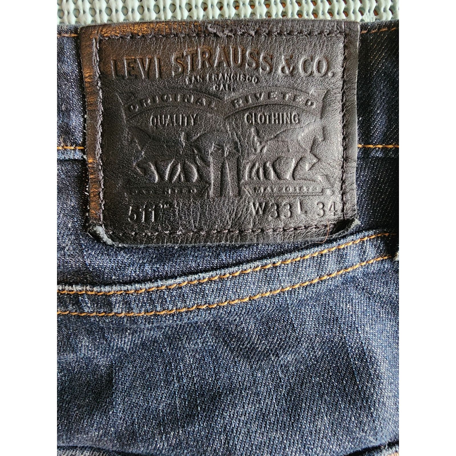 Levi's Levi's 511 Jeans 33x34 Black Label Size US 34 / EU 50 - 3 Thumbnail