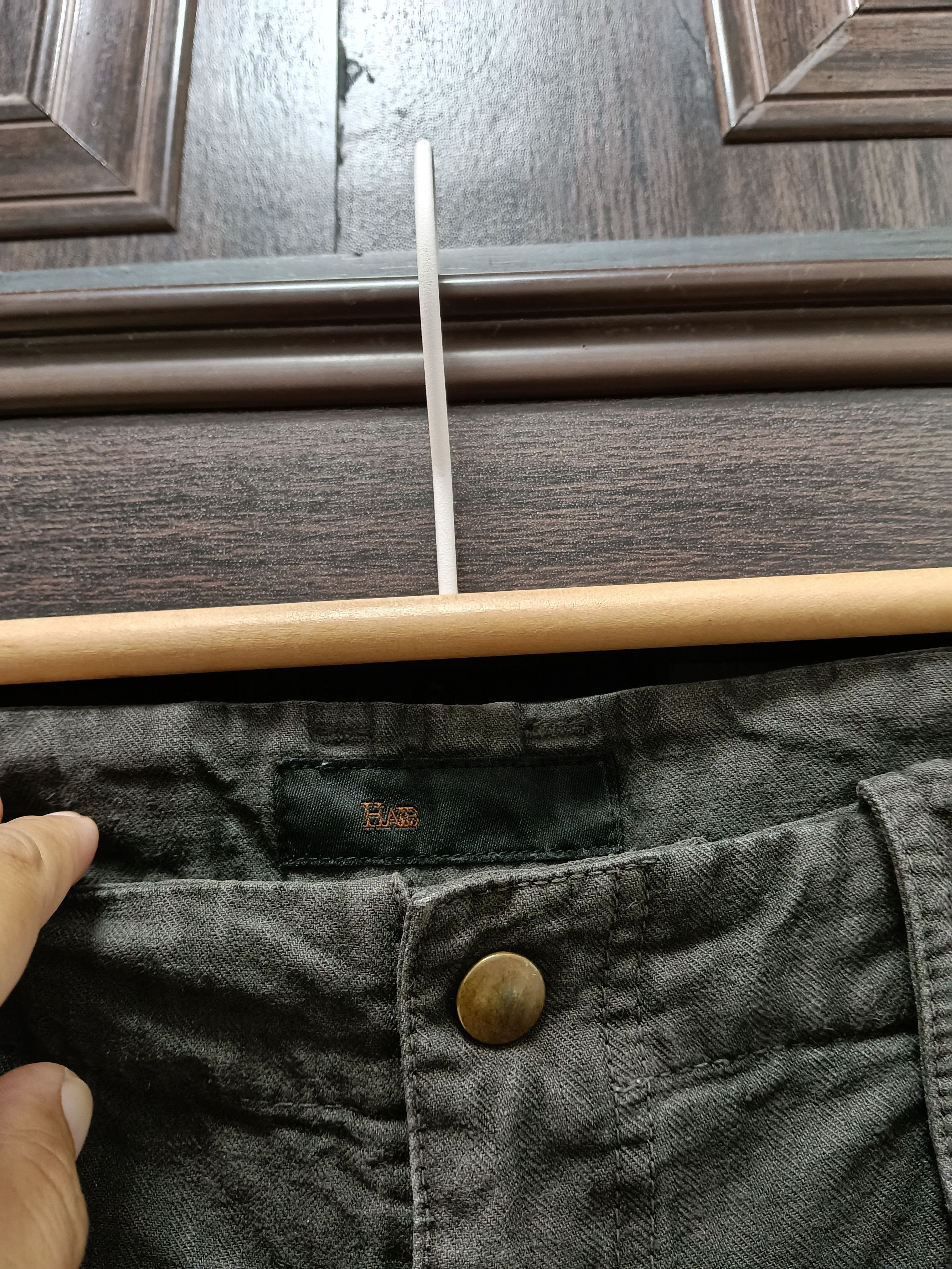 Kiminori Morishita 💥Halb by Kiminori Morishita Bondage Herringbone Pants💥 Size US 31 - 9 Thumbnail
