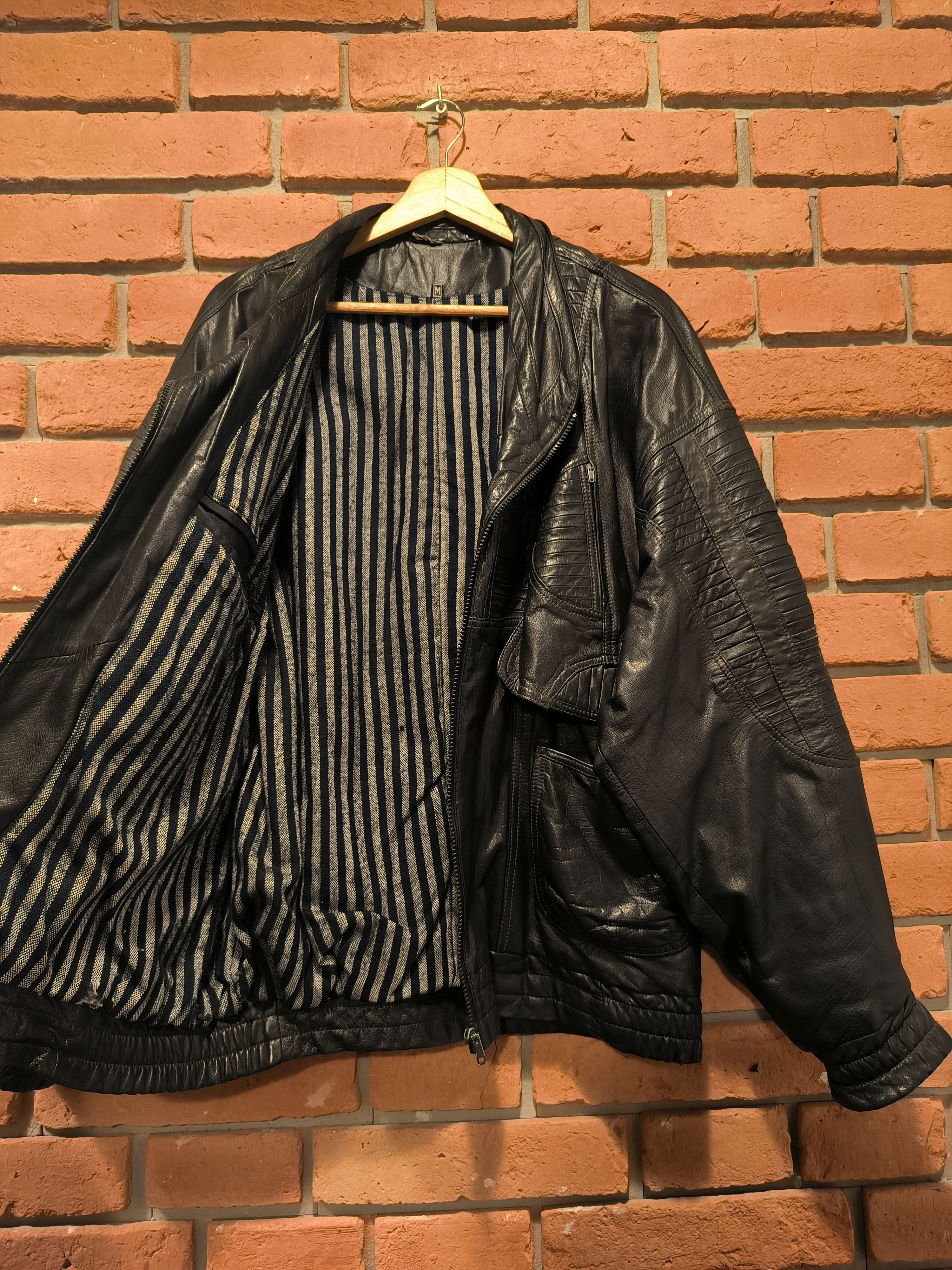 Vintage Vintage Leather Black Jacket Gianni Frascati Size US L / EU 52-54 / 3 - 5 Thumbnail
