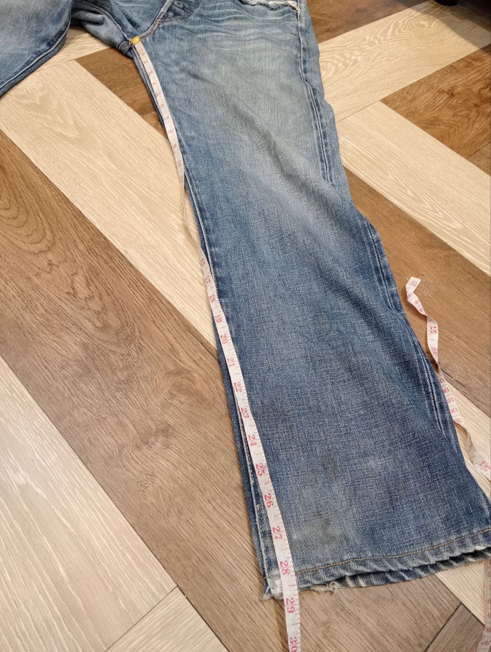 Levi's Vintage Clothing VINTAGE LEVI'S 501 REDLINE HIDDEN RIVETS CAPITAL E JEANS Size US 30 / EU 46 - 21 Thumbnail