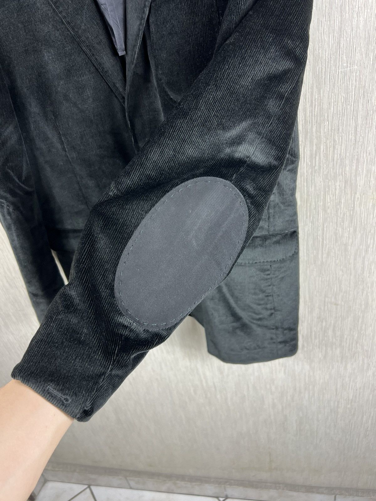 Dirk Bikkembergs Archive Dirk Bikkembergs corduroy black blazer jacket pocket Size US L / EU 52-54 / 3 - 11 Thumbnail
