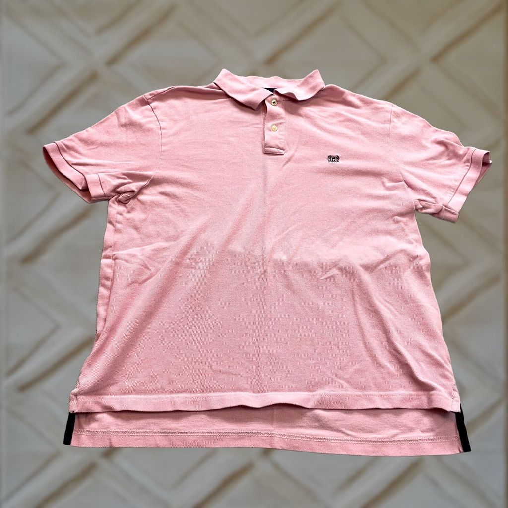 Chaps VINTAGE Chaps Polo Shirt Mens M Pink Logo Preppy Collared Golf Rugby Short Sleeve Knit Cotton 100% Classic Regular Size US M / EU 48-50 / 2 - 1 Thumbnail