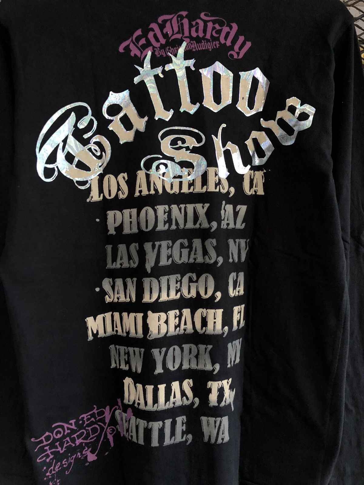 Christian Audigier × Ed Hardy × Vintage ED HARDY CHRISTIAN AUDIGIER TATTO SHOW LONG SLEEVE Size US M / EU 48-50 / 2 - 7 Thumbnail