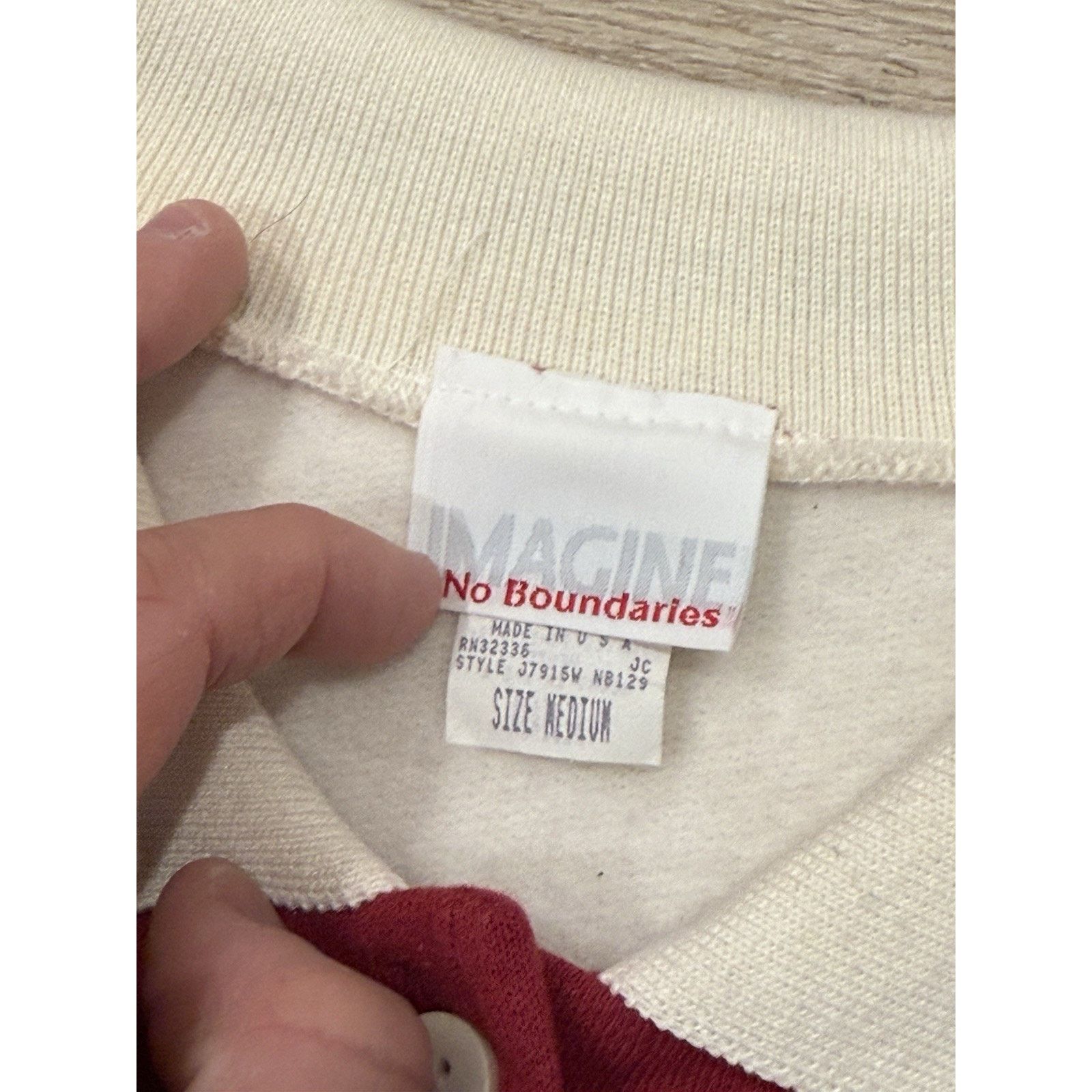 Vintage Vintage 90s Two Tone Polo Shirt No Boundaries USA Preppy Size M / US 6-8 / IT 42-44 - 2 Thumbnail