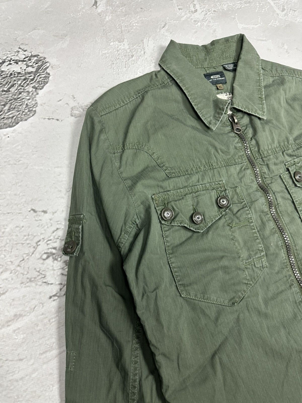 G-Star Vintage G Star RAW Officer Shirt Overshirt Jacket L/S Size US XL / EU 56 / 4 - 4 Thumbnail