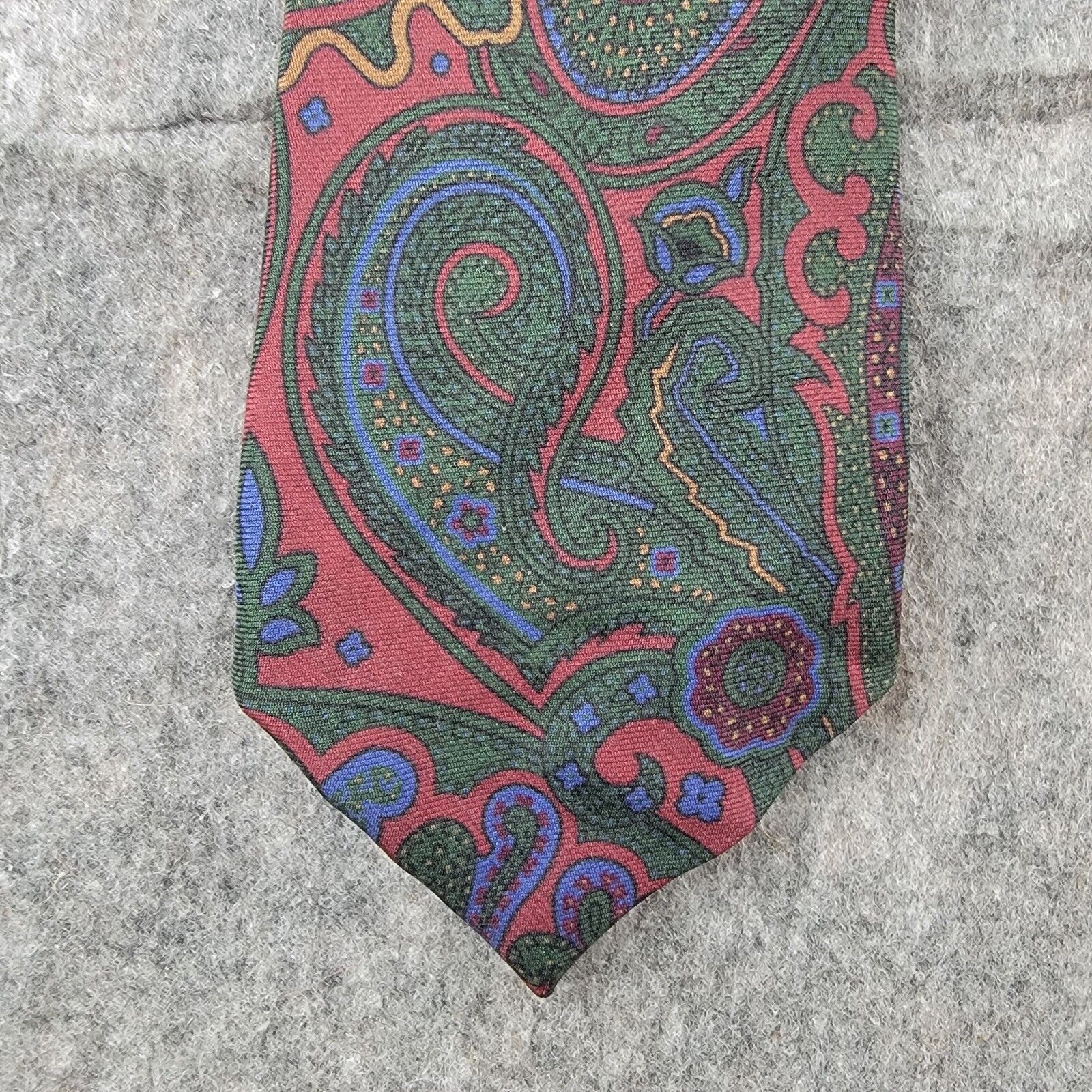 Polo Ralph Lauren Polo Ralph Lauren Silk Slim Skinny Neck Tie Paisley Size ONE SIZE - 7 Thumbnail