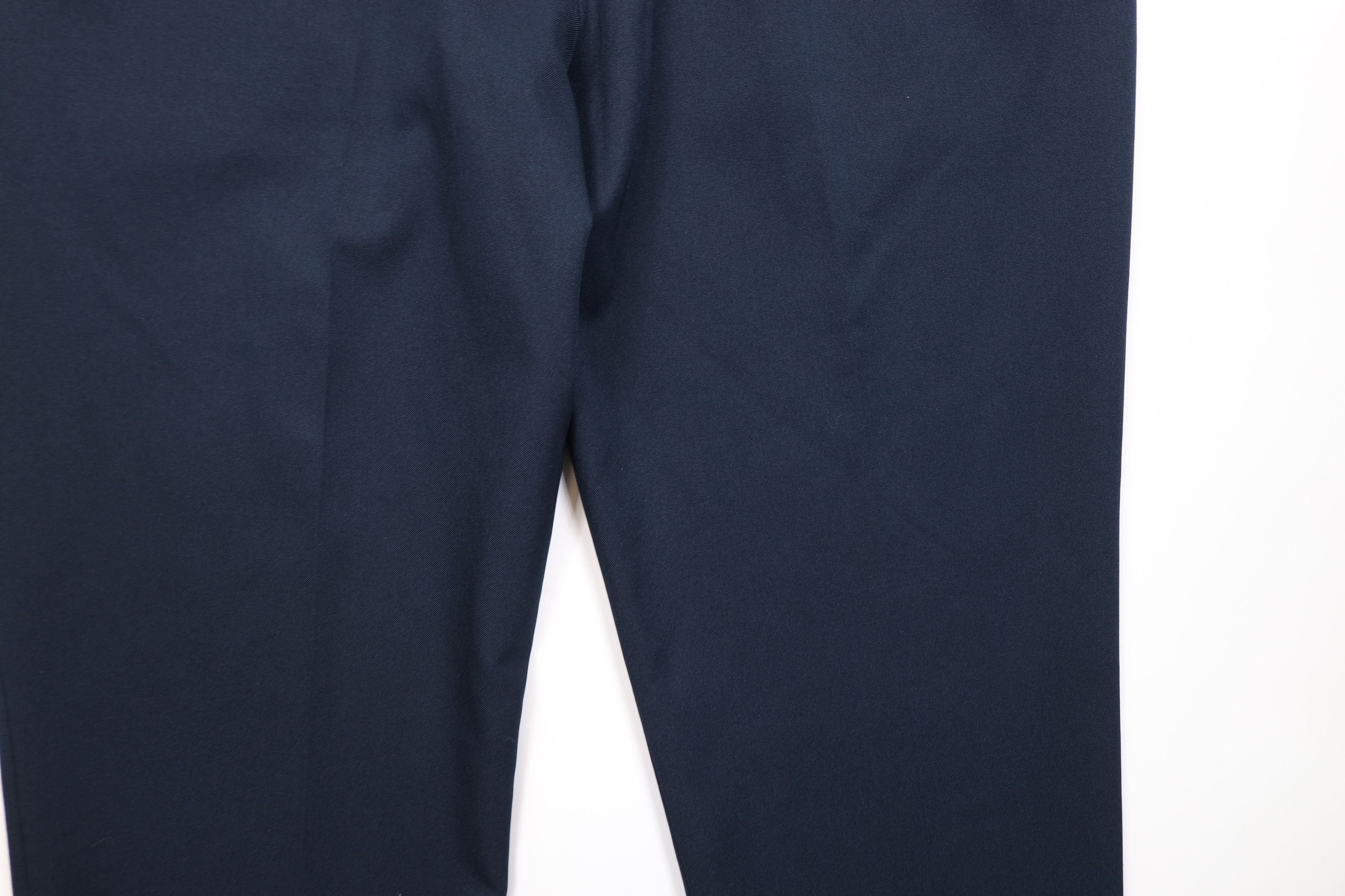 Levi's Vintage 90s Levis Wide Leg Chino Pants Navy Blue Polyester Size US 38 / EU 54 - 13 Thumbnail