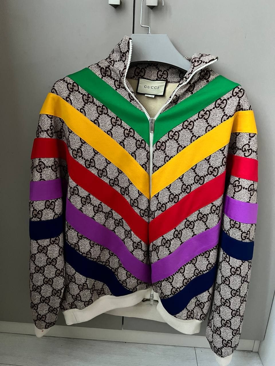 Gucci Gucci Rainbow Track Jacket Size US M / EU 48-50 / 2 - 1 Thumbnail