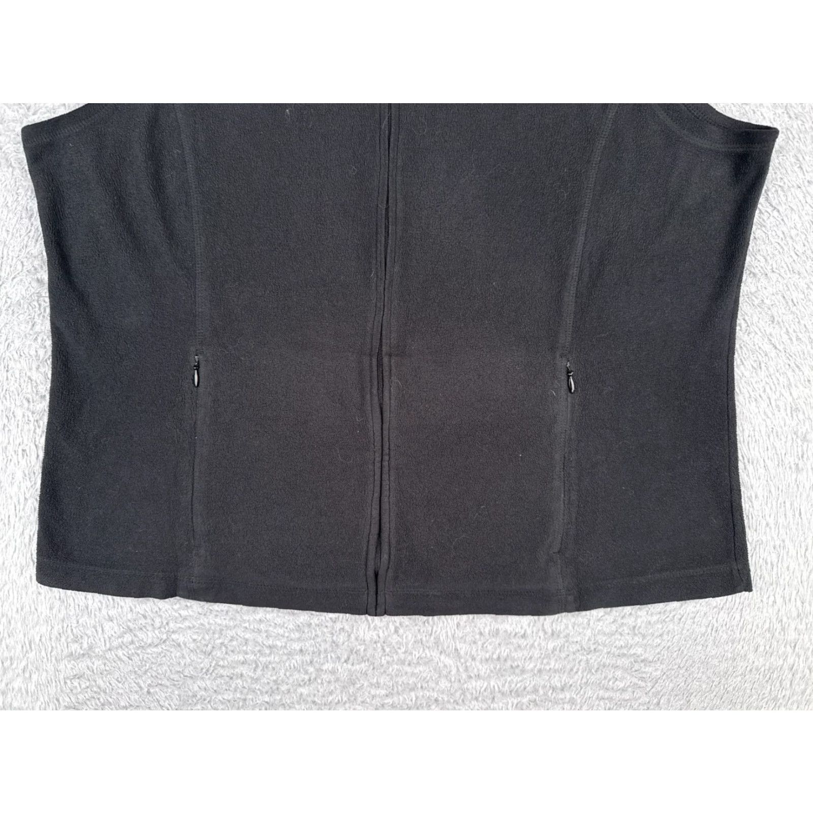 Vintage L.L. Bean Vest Womens Extra Large Black Full Zip Sleeveless Polyester Fleece Pockets Lined Outdoor Hike Womens Size XL / US 12-14 / IT 48-50 - 5 Thumbnail