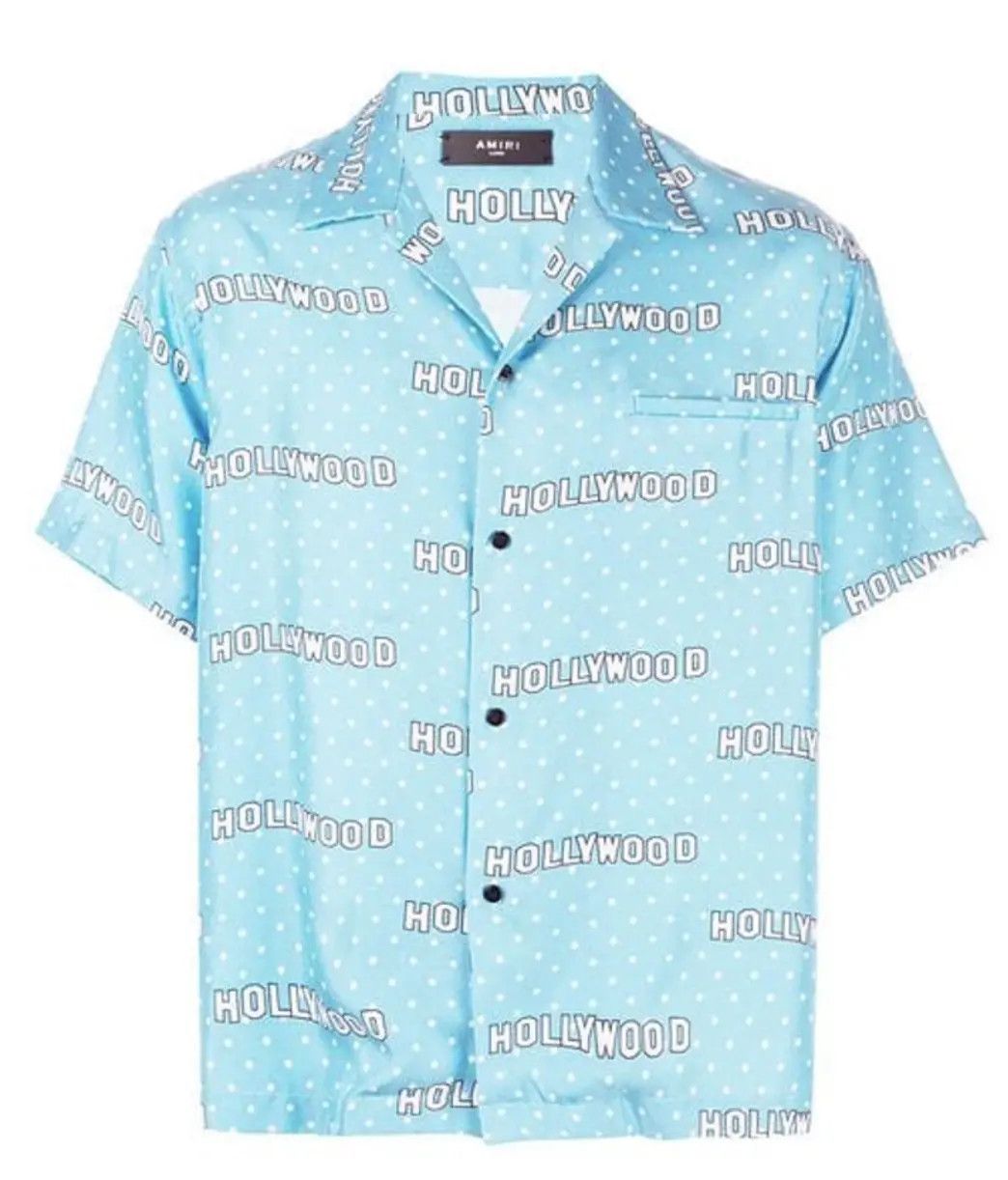 Amiri AMIRI SS SILK SHIRT - HOLLYWOOD Size US XS / EU 42 / 0 - 3 Thumbnail