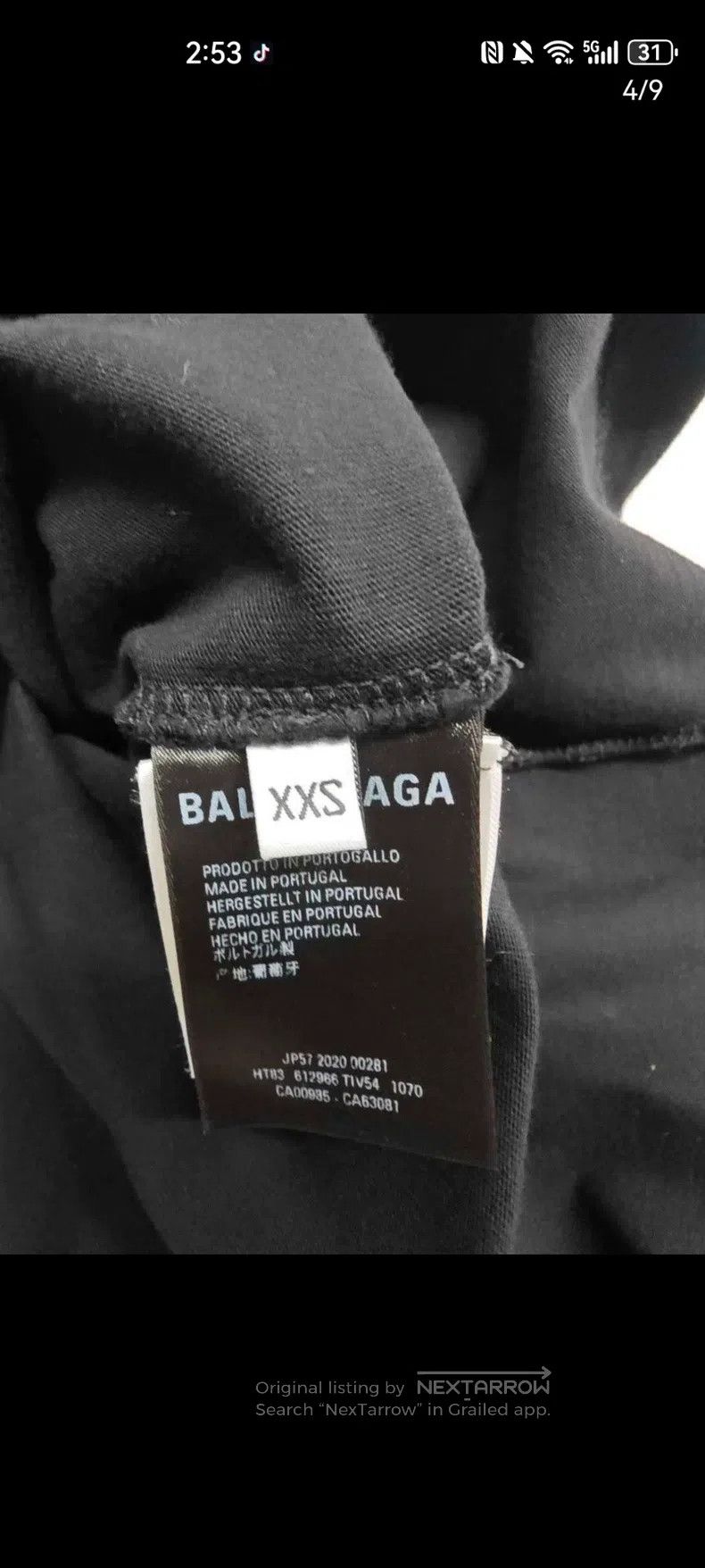 Balenciaga Balenciaga T-shirt Size US XXS / EU 40 - 5 Thumbnail