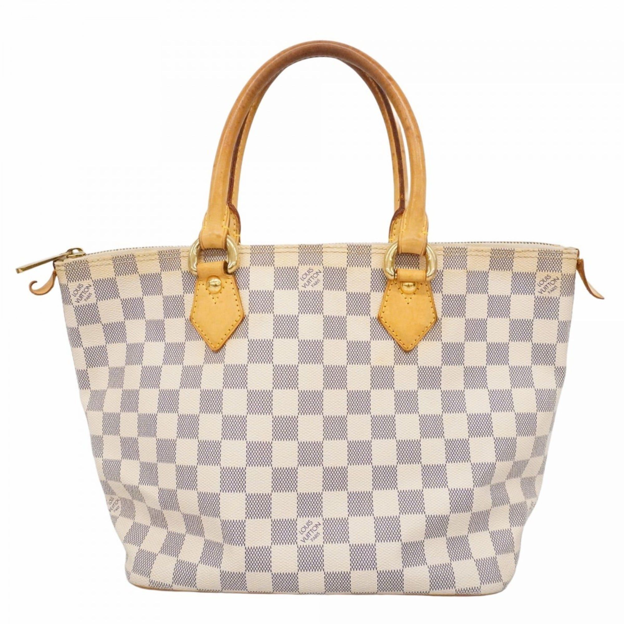 Louis Vuitton Damier Azur ya Pm Tote Bag N51186 White Women's