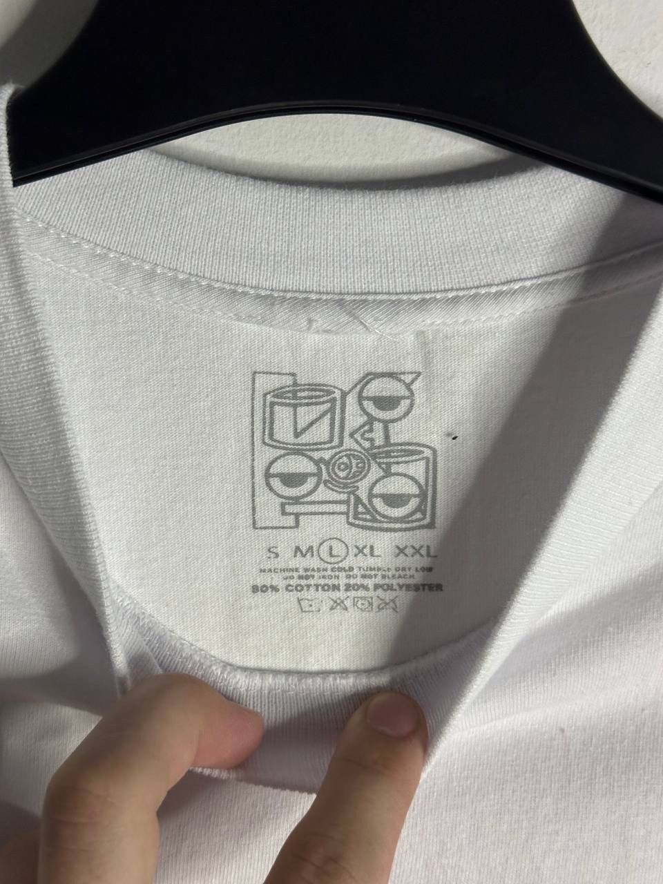 Kodone Kodone White Graphic T-Shirt Bunny Logo Embroidered Unisex Size US M / EU 48-50 / 2 - 4 Thumbnail