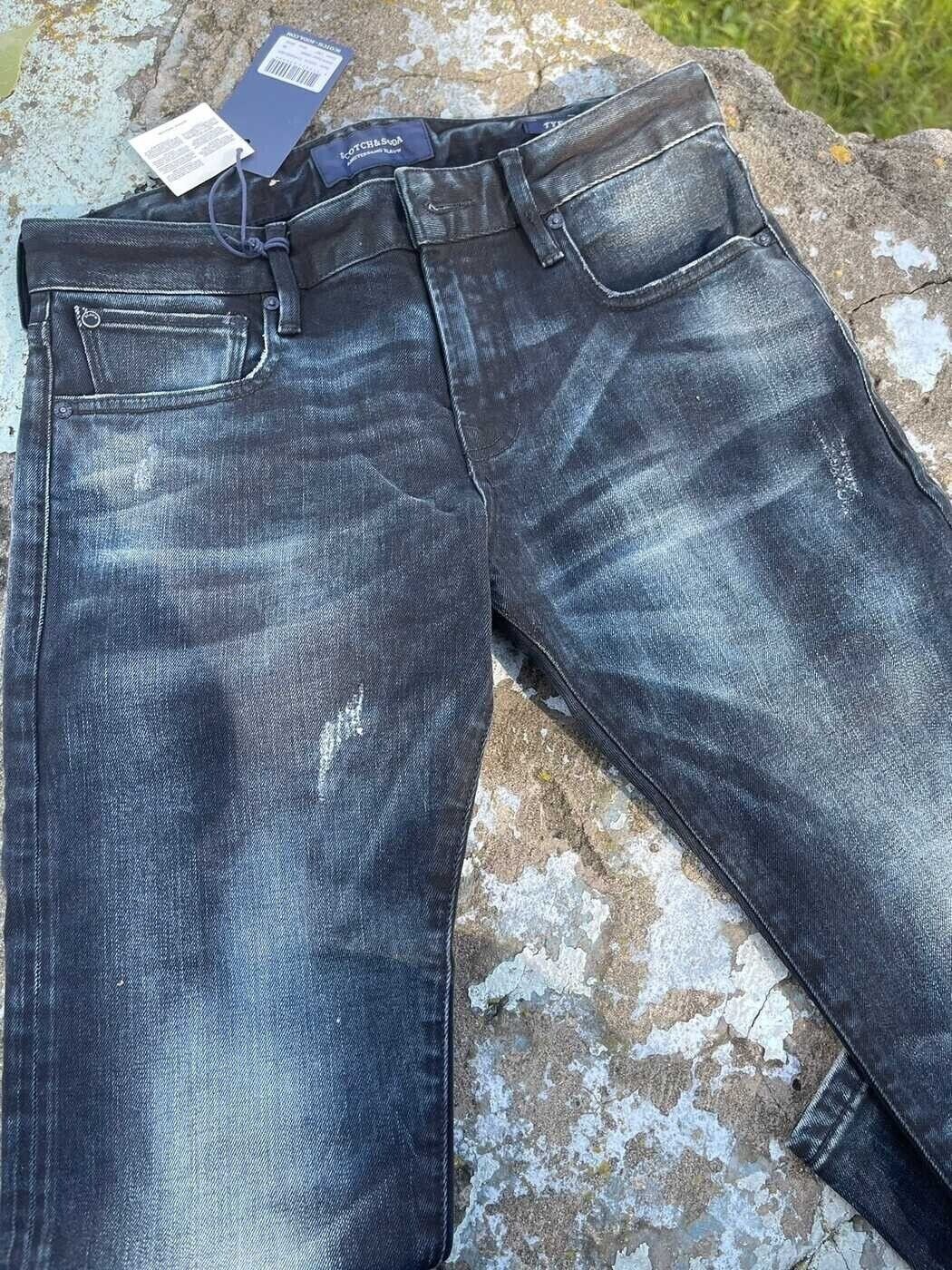 Scotch & Soda Dark Washed Blue Skinny Fit Scotch&Soda Slim Size US 32 / EU 48 - 4 Thumbnail