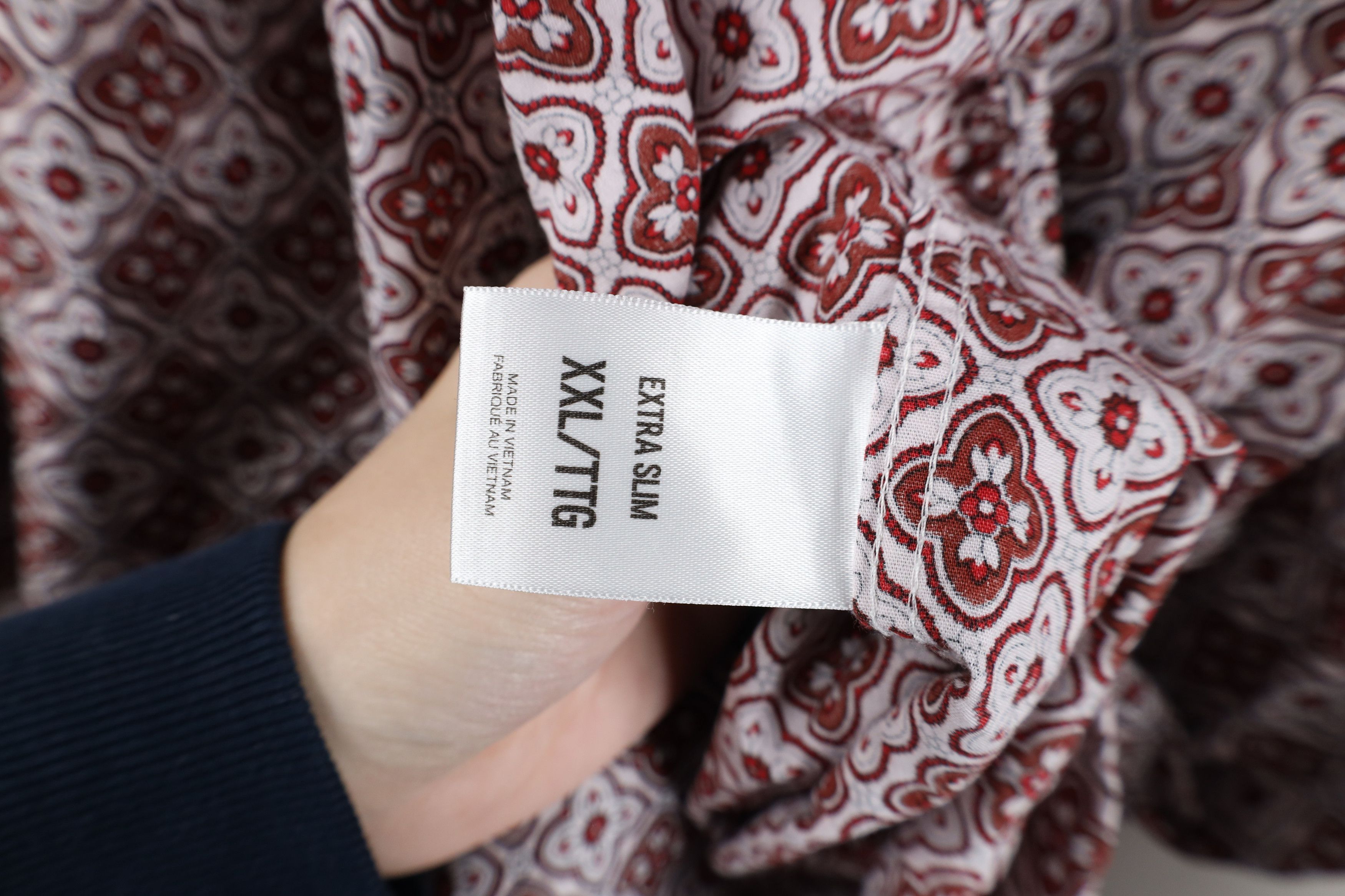 Express Express Geometric Tapestry Collared Button Shirt Cotton Size US XXL / EU 58 / 5 - 8 Thumbnail