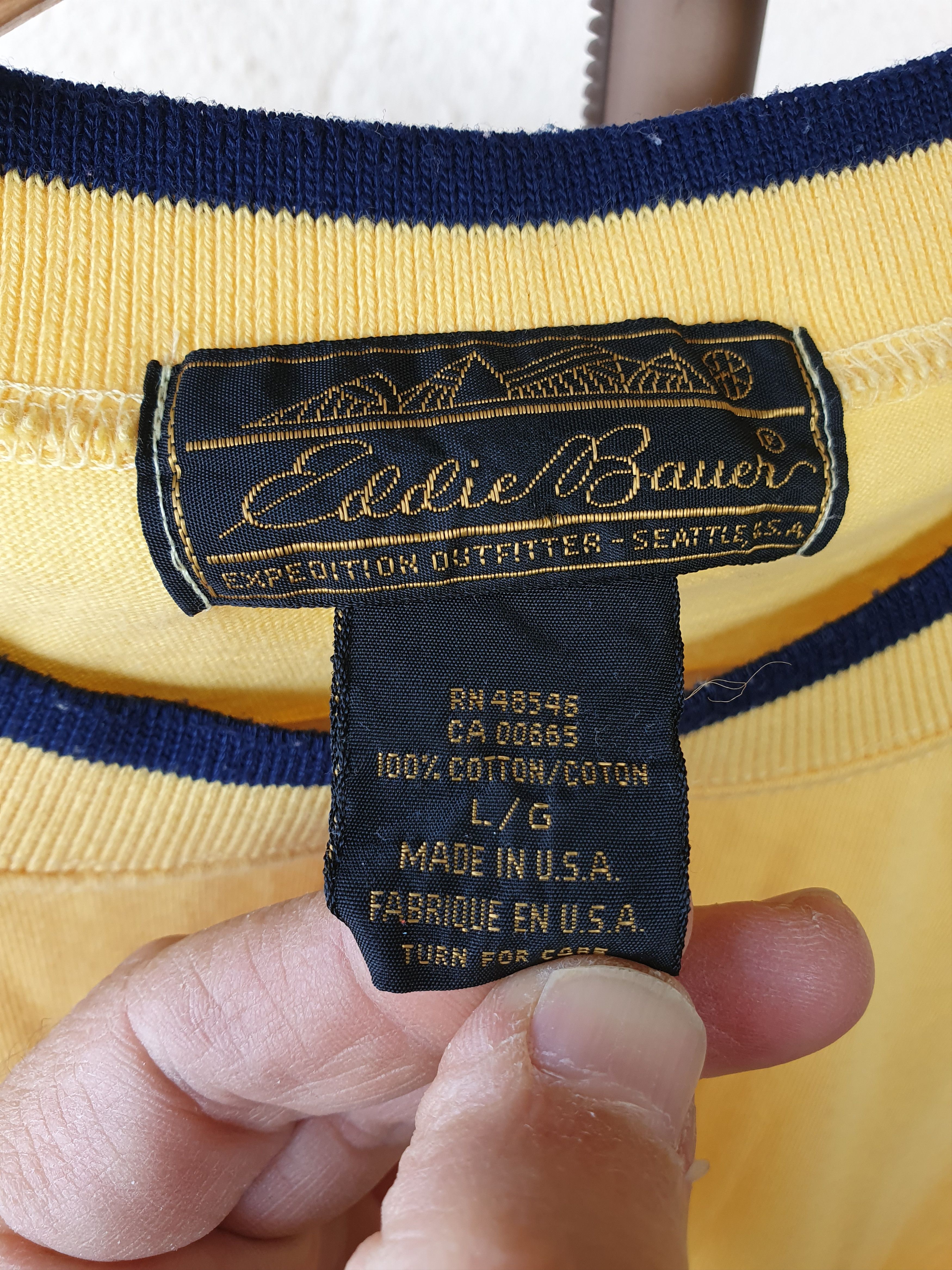 Eddie Bauer × Vintage Eddie Bauer Vintage pocket t-shirt Made in USA sz L Size US L / EU 52-54 / 3 - 2 Thumbnail