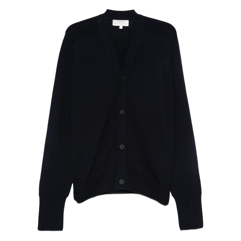 STUDIO NICHOLSON Lambswool 7G Cardigan 【公式通販】